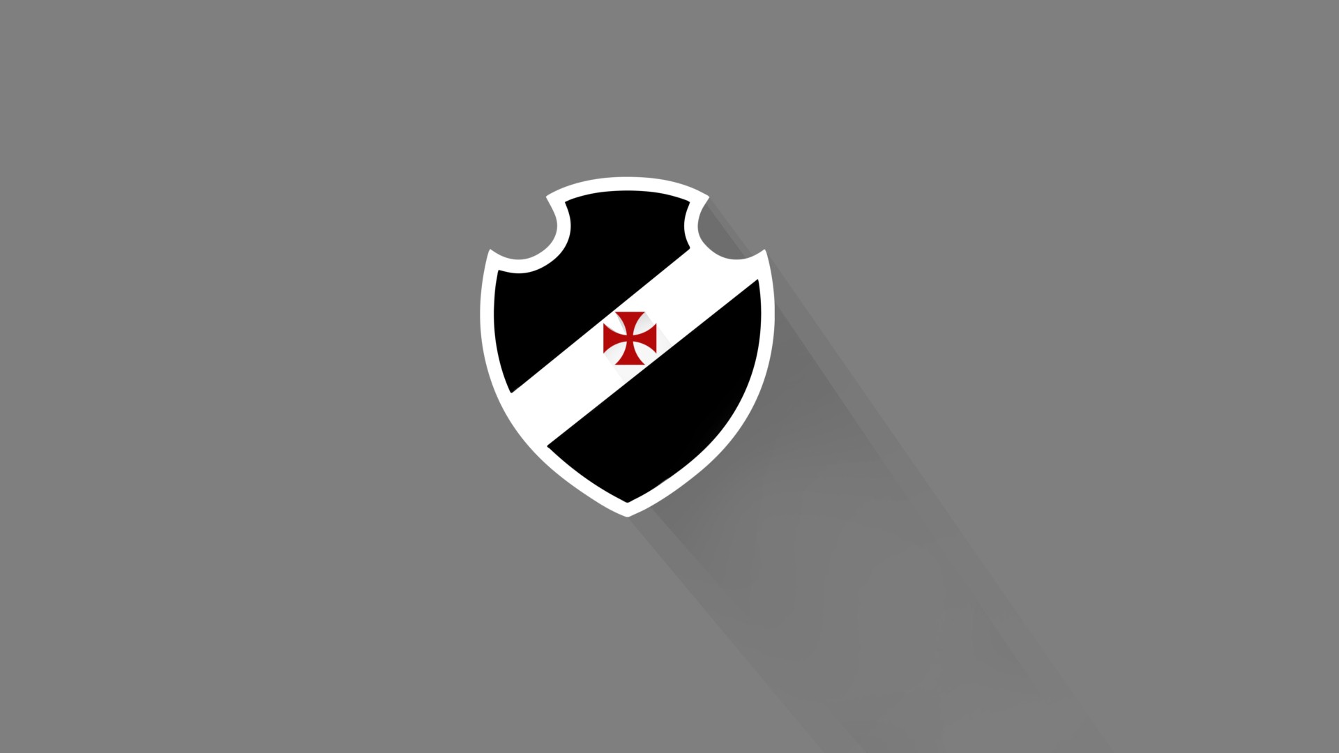 General 1920x1080 Vasco  Brazil gray background simple background soccer clubs
