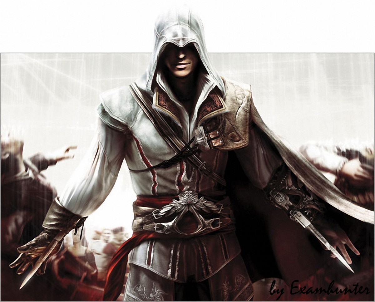 General 1201x968 Assassin's Creed Ezio Auditore da Firenze video games PC gaming video game man hoods video game art