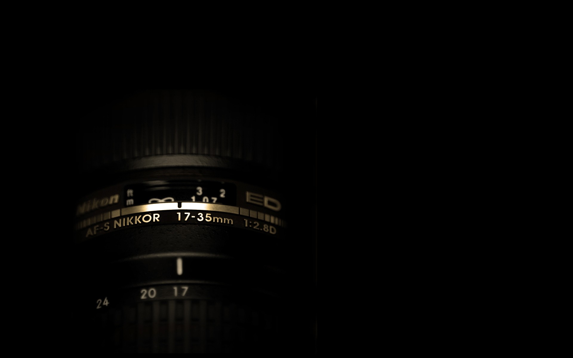 General 1920x1200 camera lens black background dark numbers simple background Nikon