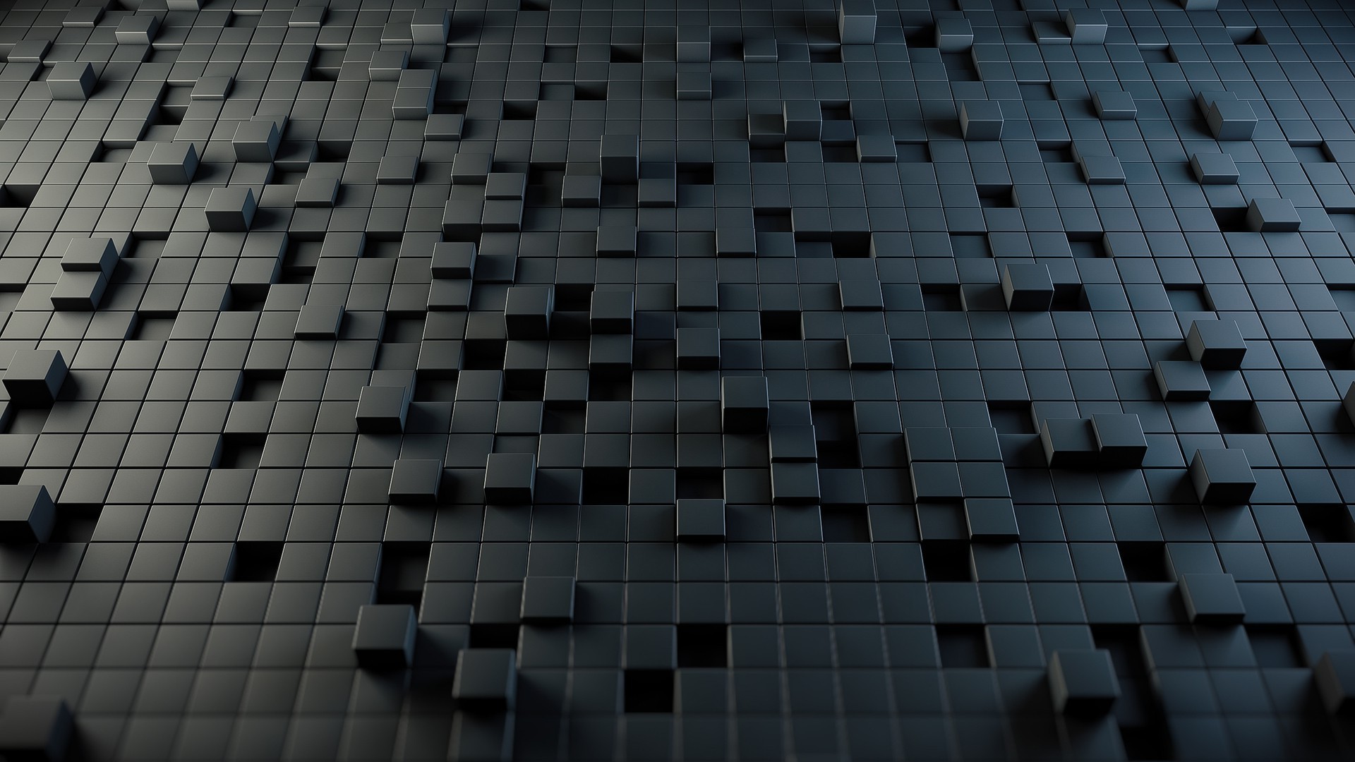 General 1920x1080 cube square digital art 3D blocks CGI abstract 3D Abstract