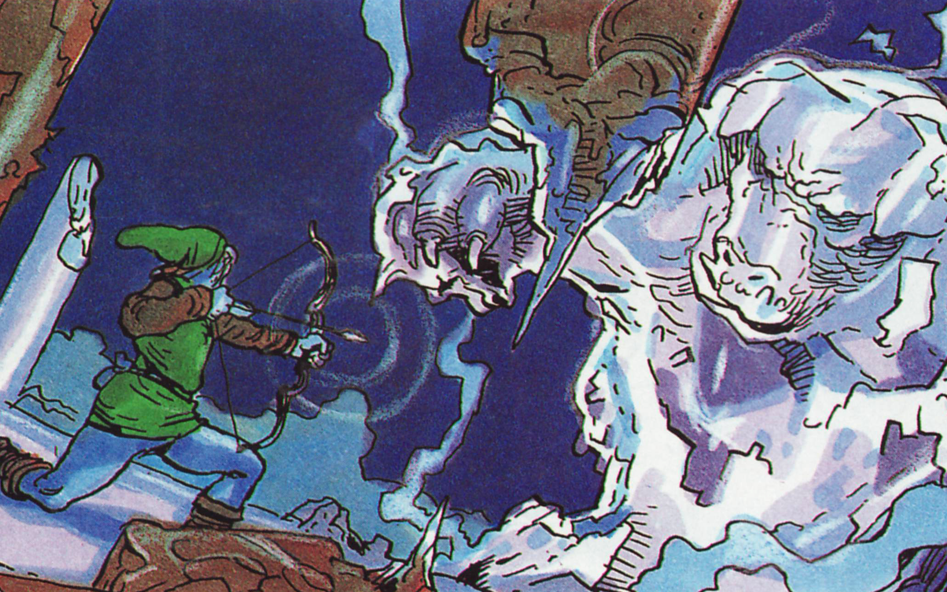 General 1920x1200 Link Ganon The Legend of Zelda video games video game art fantasy art bow