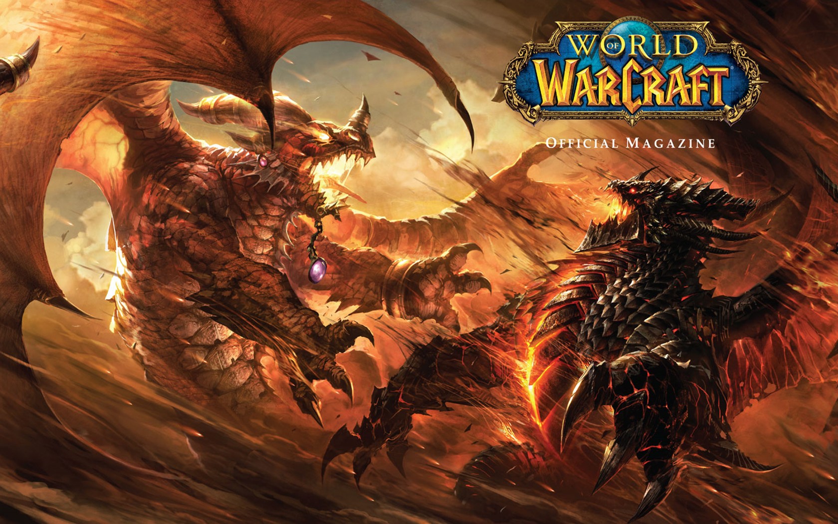 General 1680x1050 World of Warcraft Deathwing Alexstraza Alexstrasza PC gaming video game art fantasy art creature
