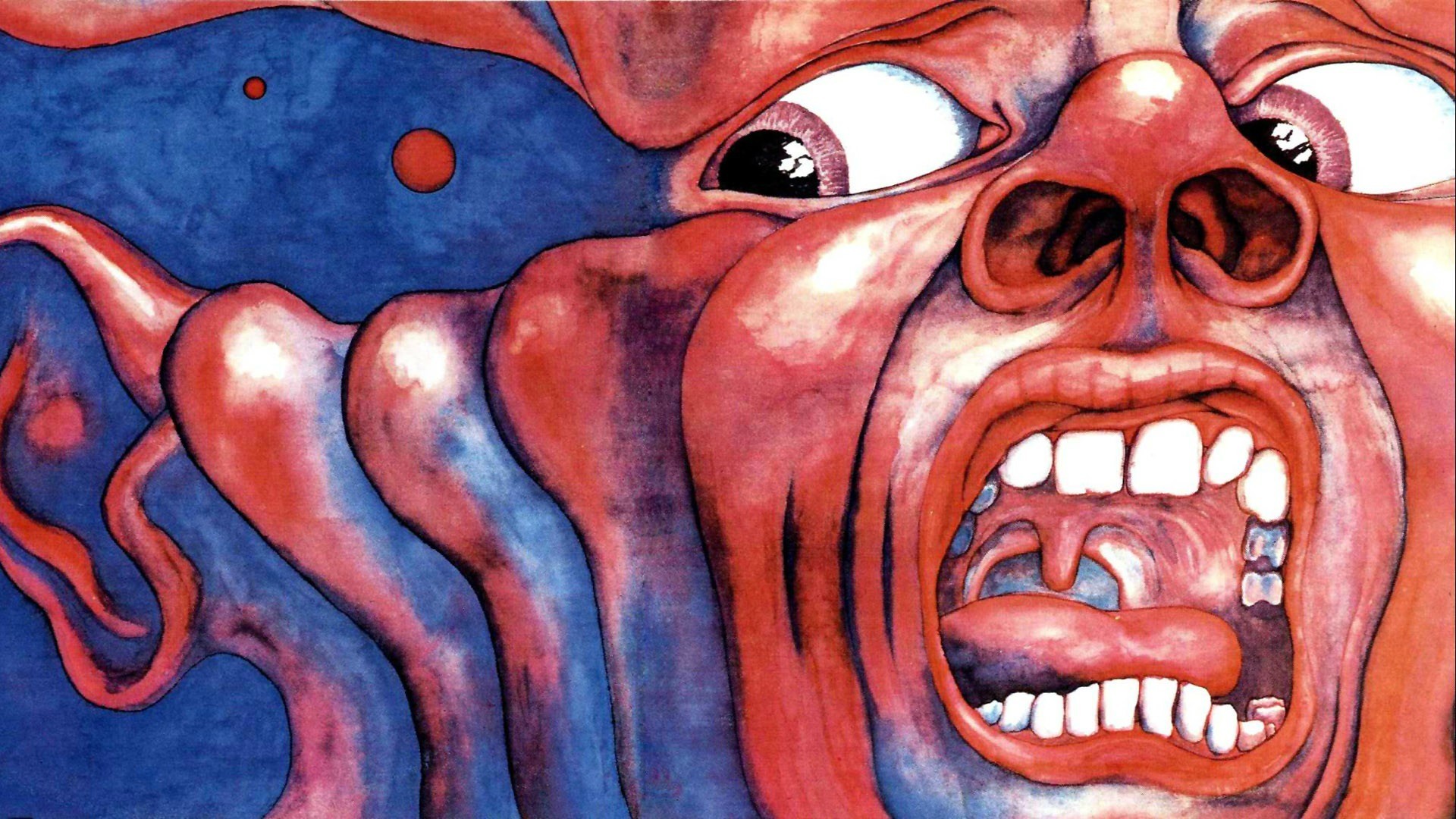 General 1920x1080 music rock & roll King Crimson artwork face album covers cover art progressive rock schizophrenia band
