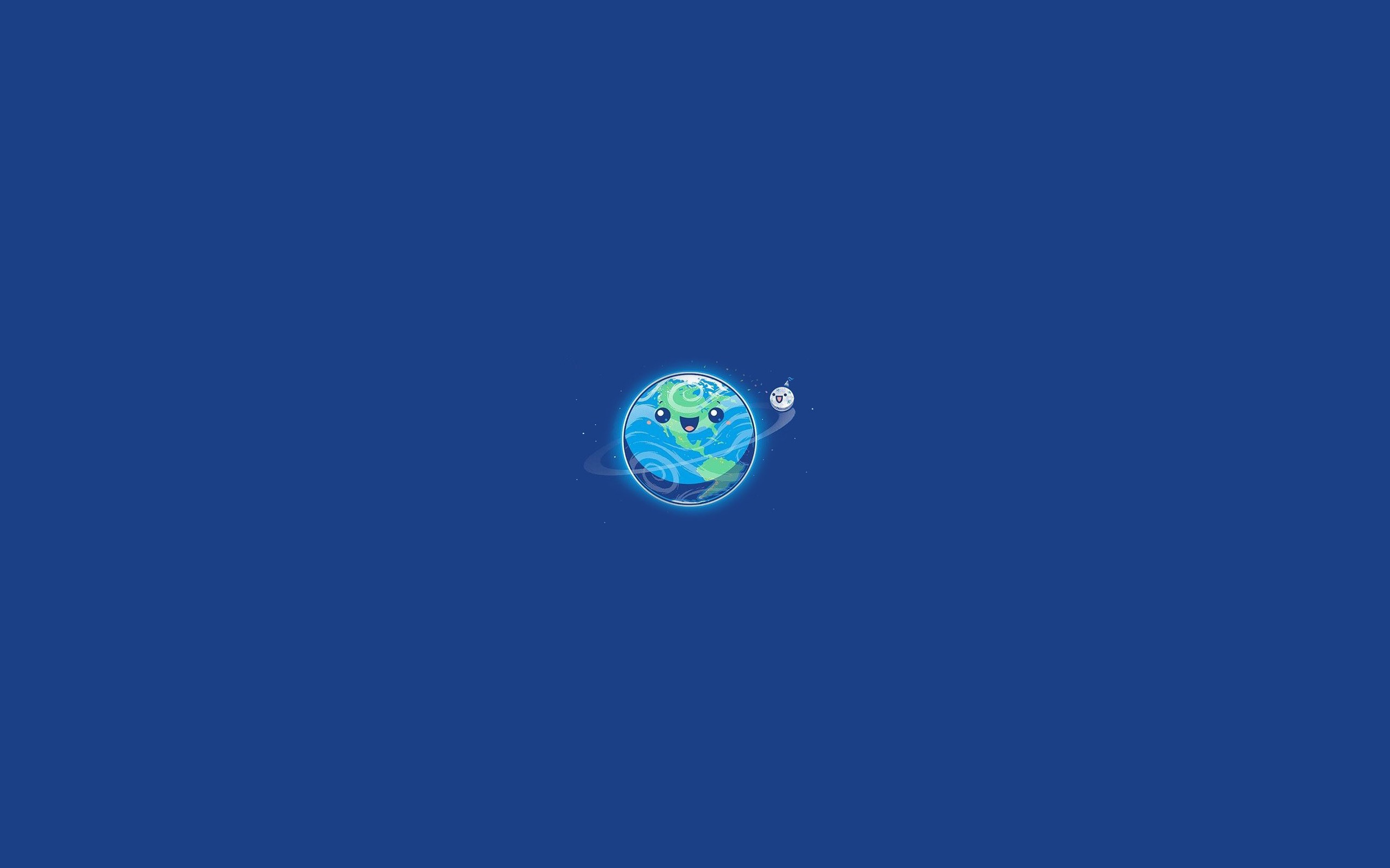 General 2560x1600 minimalism Earth Moon planet space space art simple background artwork