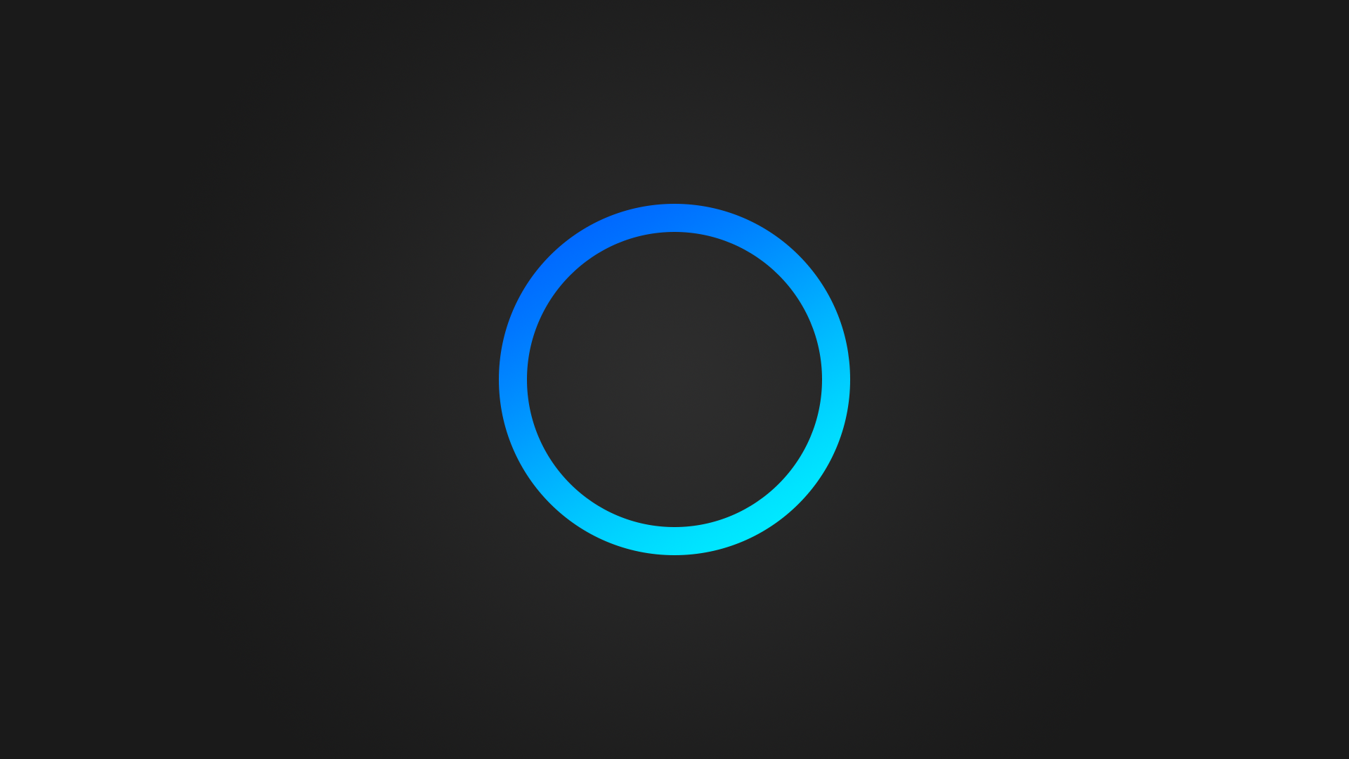 General 1920x1080 blue gray background circle minimalism Cortana (Halo) simple background video games
