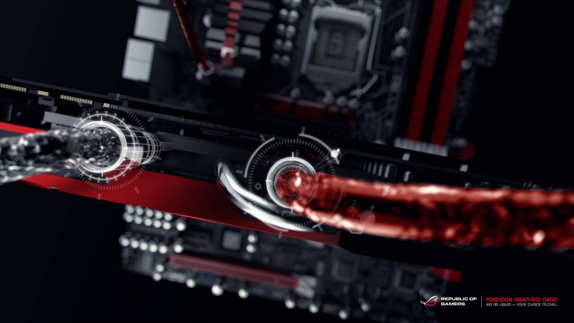 General 1920x1080 ASUS liquid cooling fan technology PC gaming water cooling Republic of Gamers hardware computer