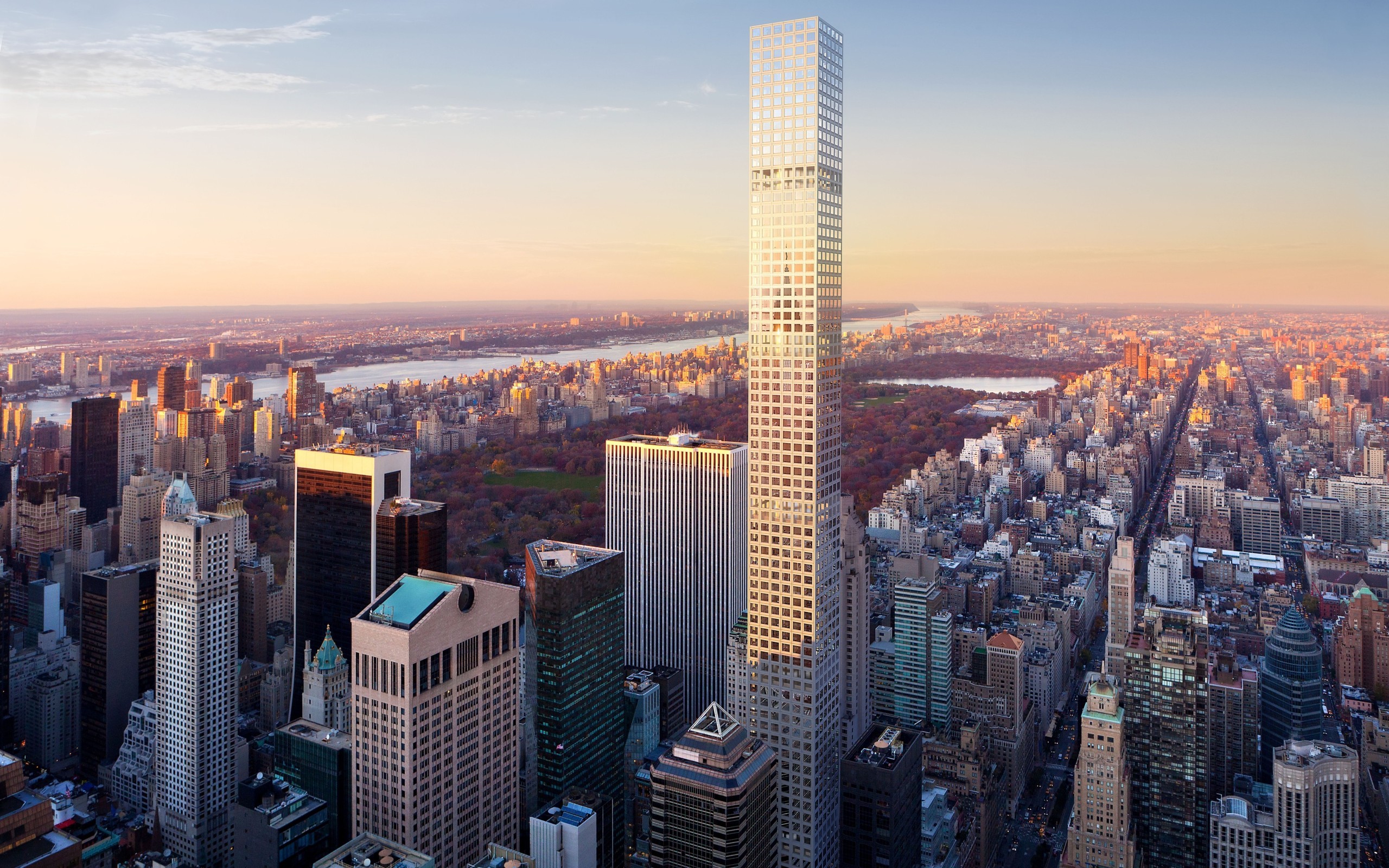 General 2560x1600 city cityscape New York City skyscraper Central Park building USA 432 Park Avenue