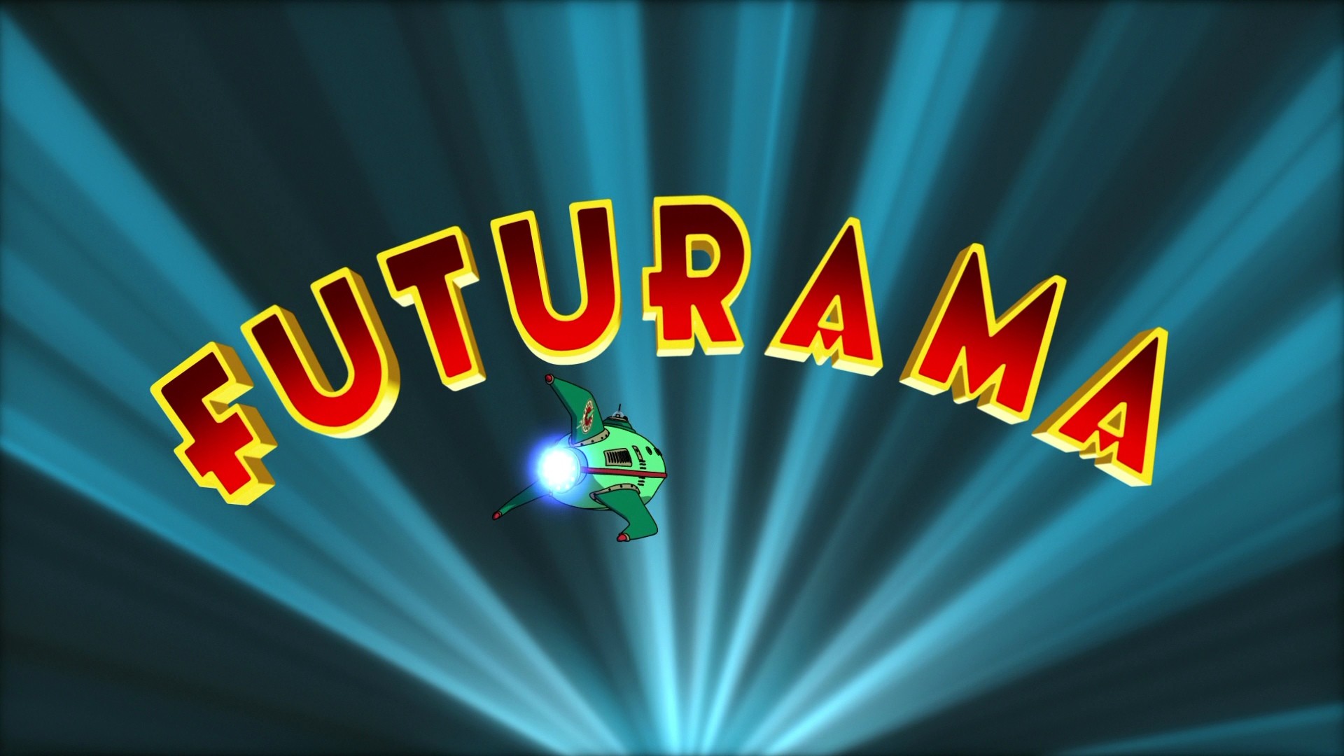 General 1920x1080 Futurama cartoon typography spaceship TV series science fiction