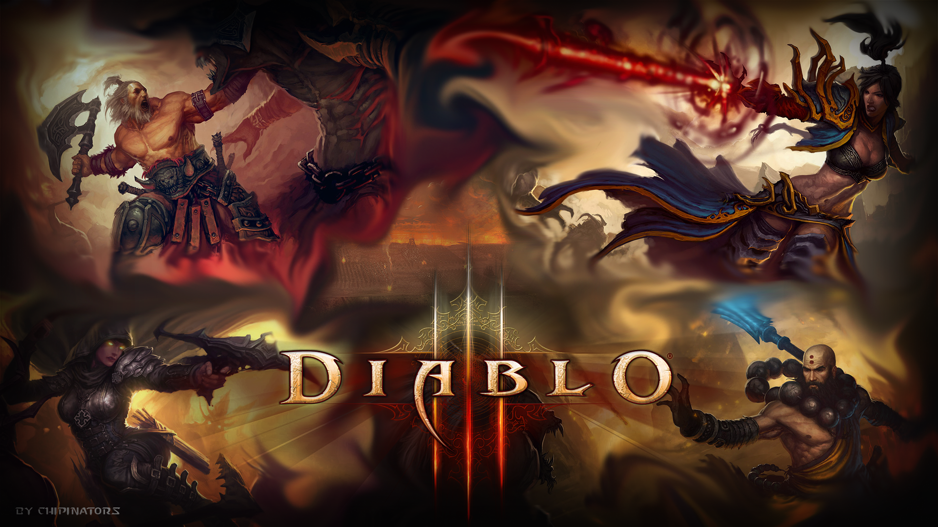 General 1920x1080 Diablo III video games video game art Blizzard Entertainment PC gaming