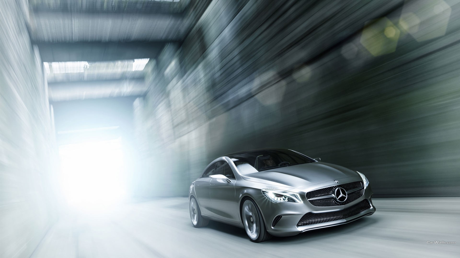 General 1920x1080 Mercedes Style Coupe concept cars car Mercedes-Benz silver cars vehicle German cars