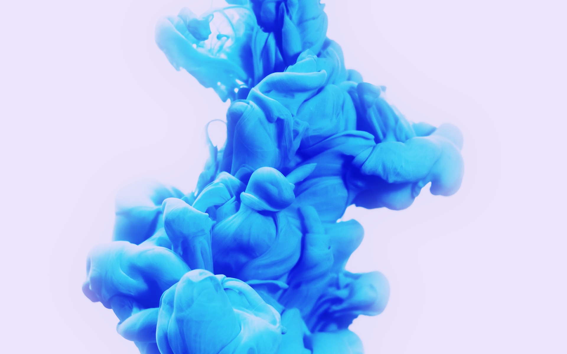 General 1920x1200 ink minimalism abstract Alberto Seveso paint in water liquid cyan blue white white background simple background digital art
