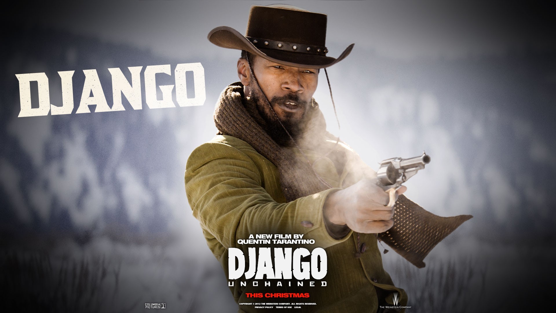 General 1920x1080 movies Django Unchained Jamie Foxx