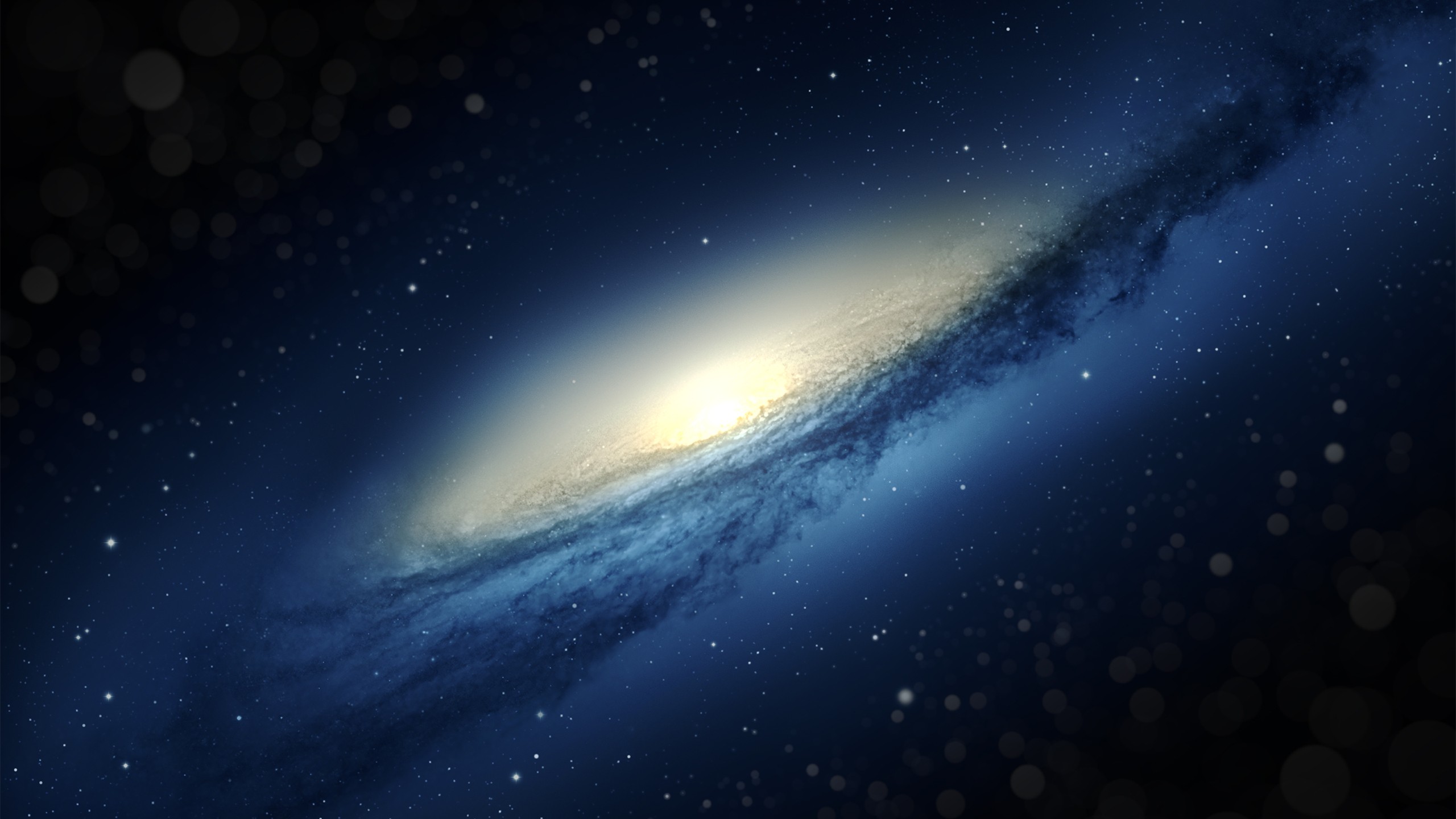 General 2560x1440 space galaxy space art digital art NGC 3190 spiral galaxy