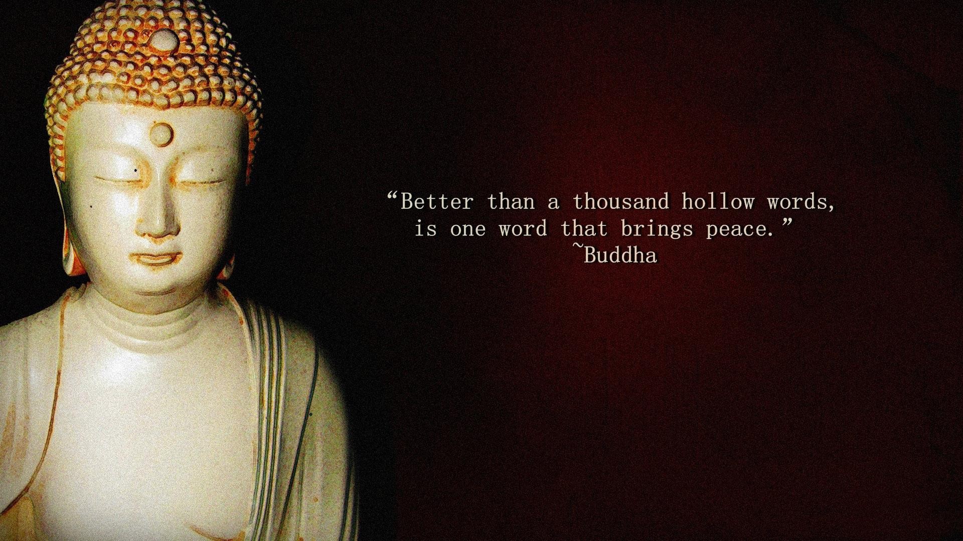 General 1920x1080 Buddha minimalism simple background text Buddhism meditation gradient sculpture quote peace statue