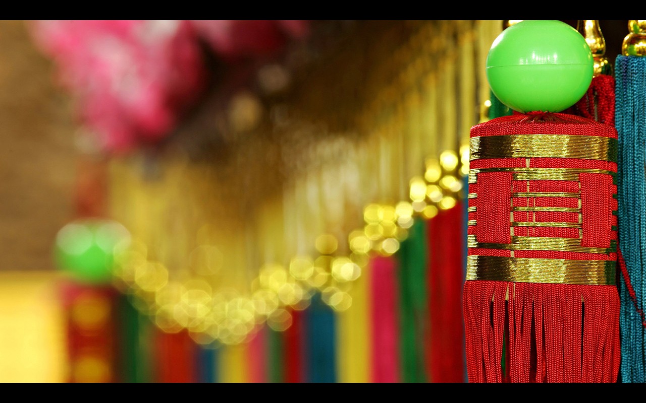 General 1280x800 decorations bokeh depth of field Chinese culture Asia