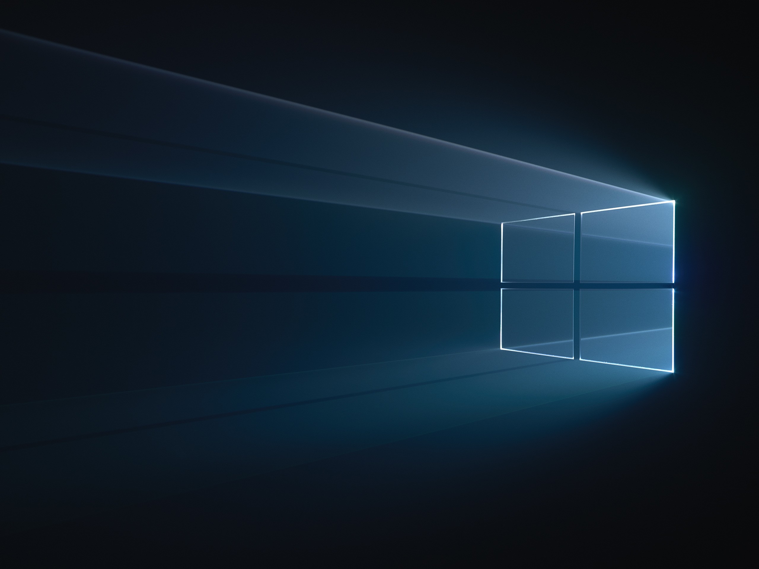 General 2560x1920 Windows 10 abstract GMUNK night mode Microsoft Windows logo simple background digital art