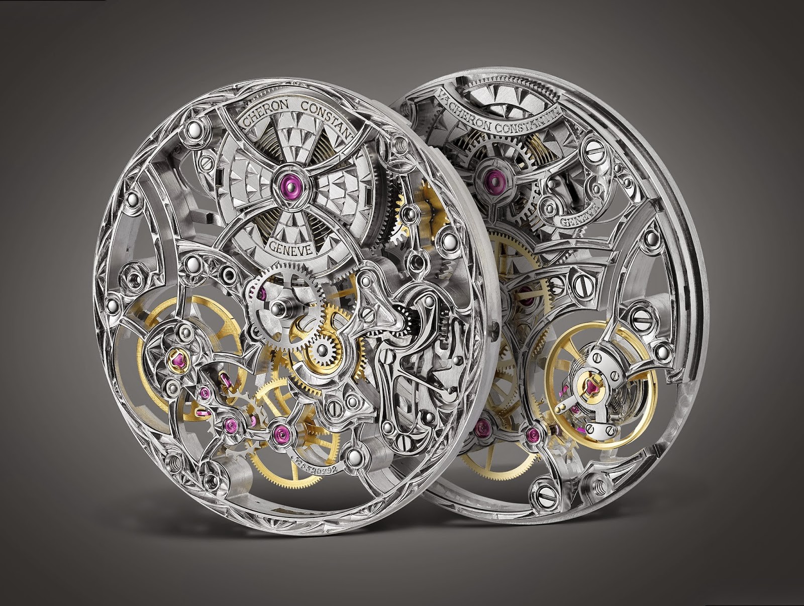 General 1600x1206 watch clockwork gears technology simple background screw luxury watches Vacheron Constanin Switzerland gray background gradient Gear Wheels