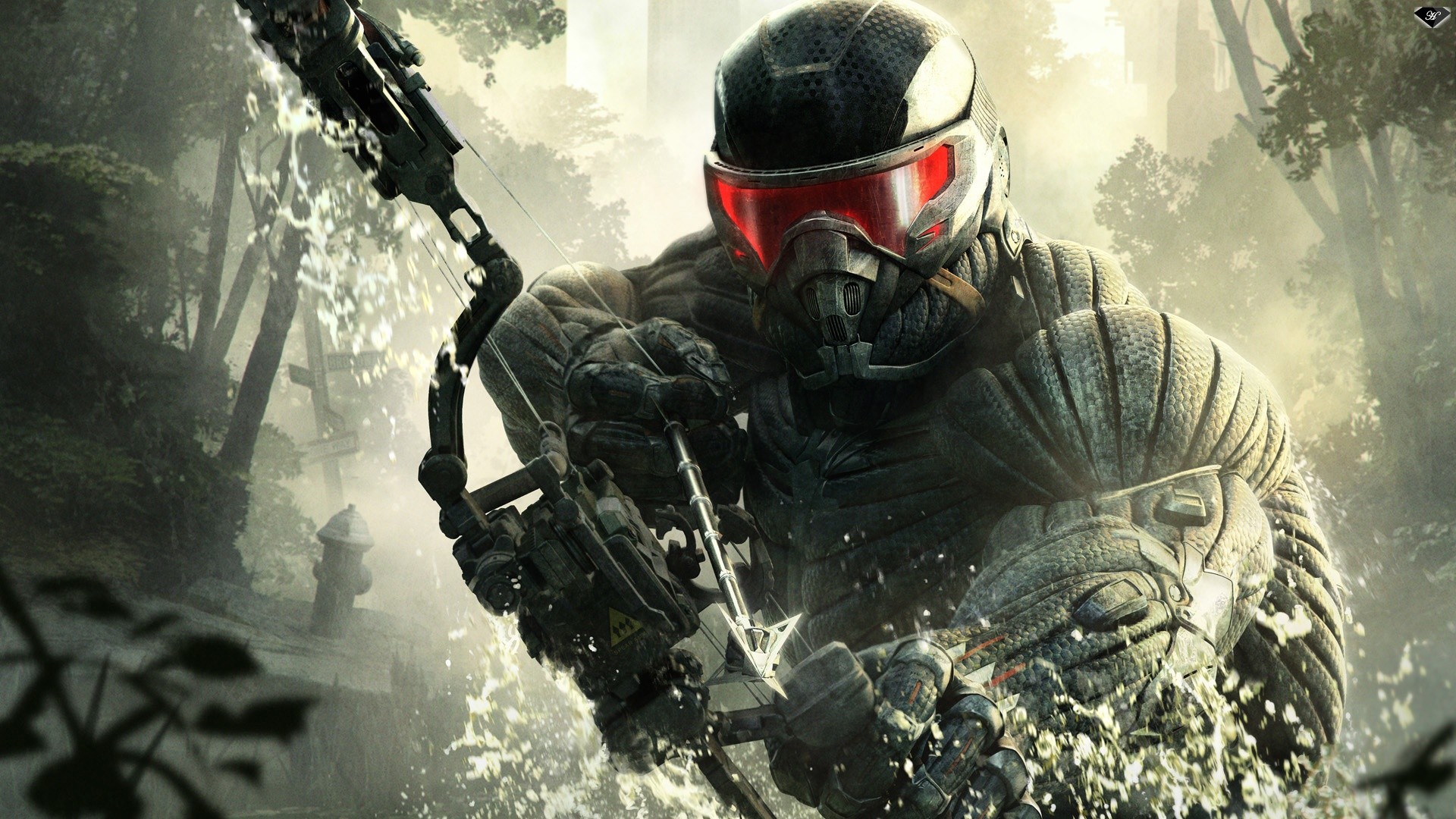 General 1920x1080 video games video game art Crysis PC gaming bow science fiction
