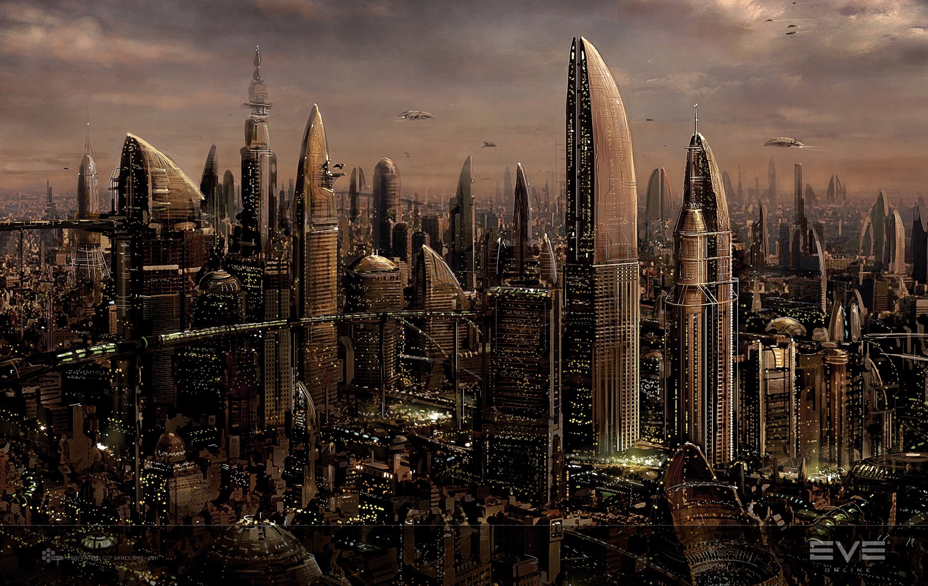 General 1900x1200 EVE Online Amarr futuristic city futuristic PC gaming science fiction