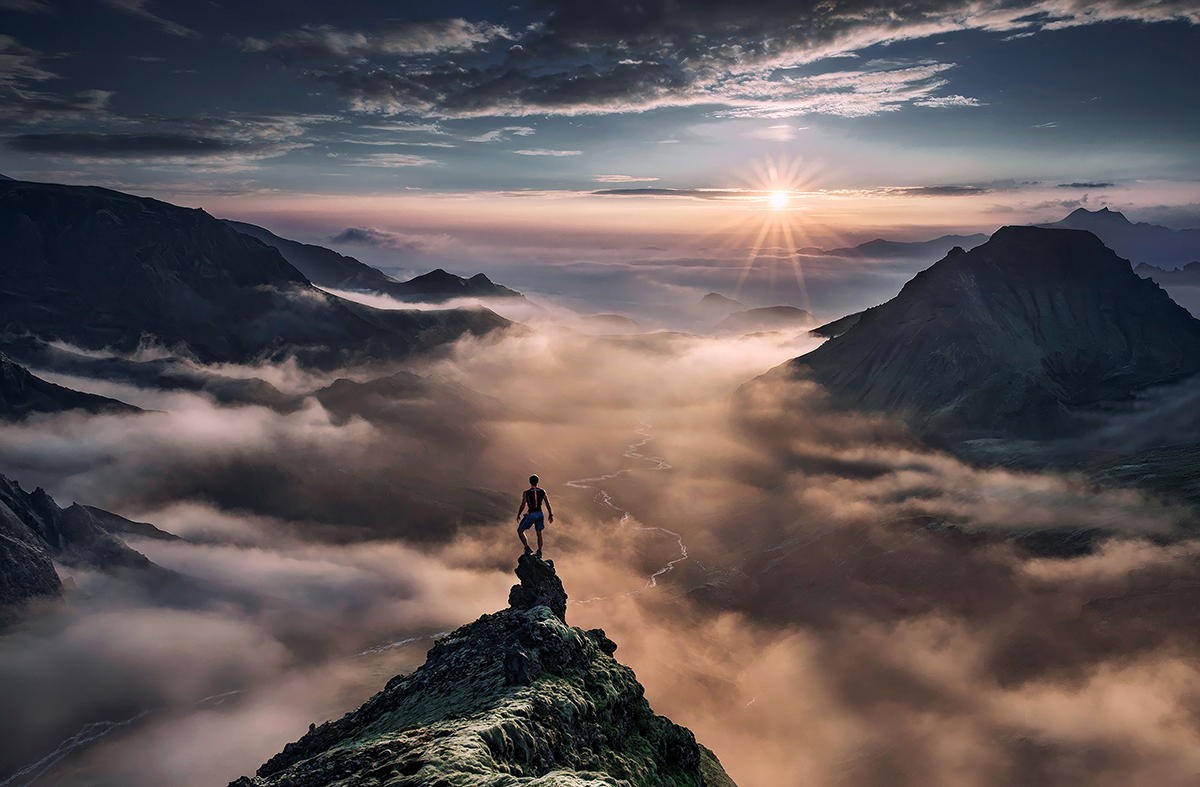 General 1200x787 landscape Max Rive nature river mountains standing Sun clouds panorama 500px
