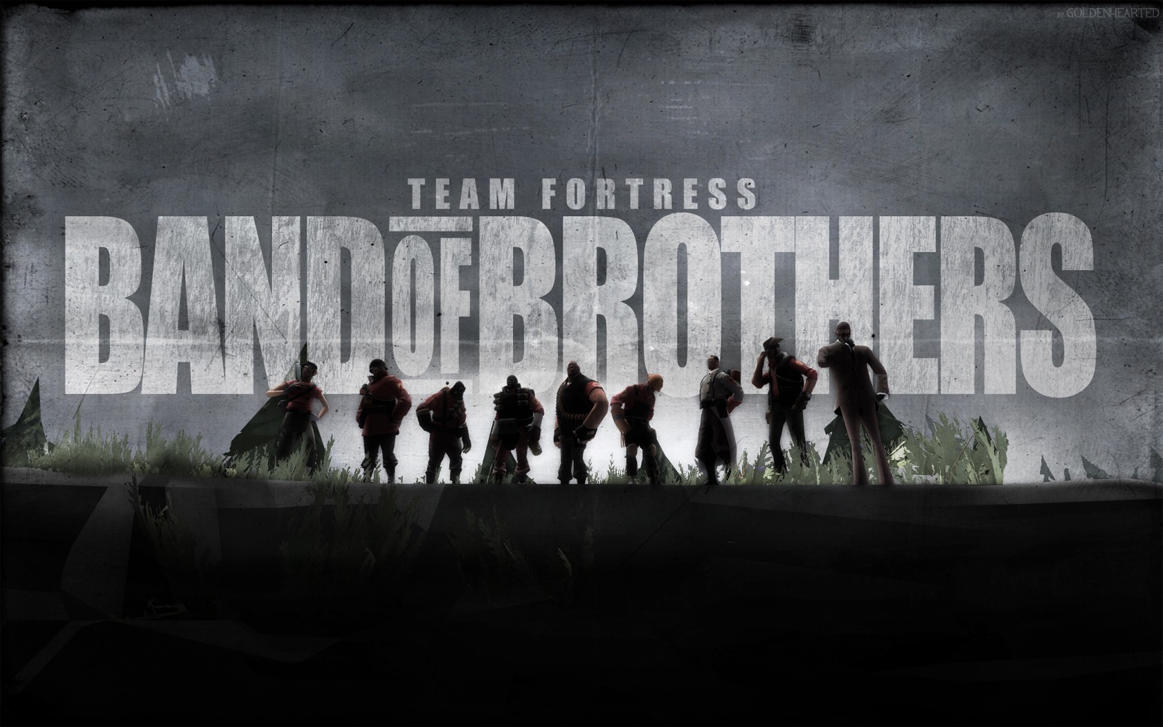 General 1680x1050 video games Team Fortress 2 Band of Brothers parody PC gaming