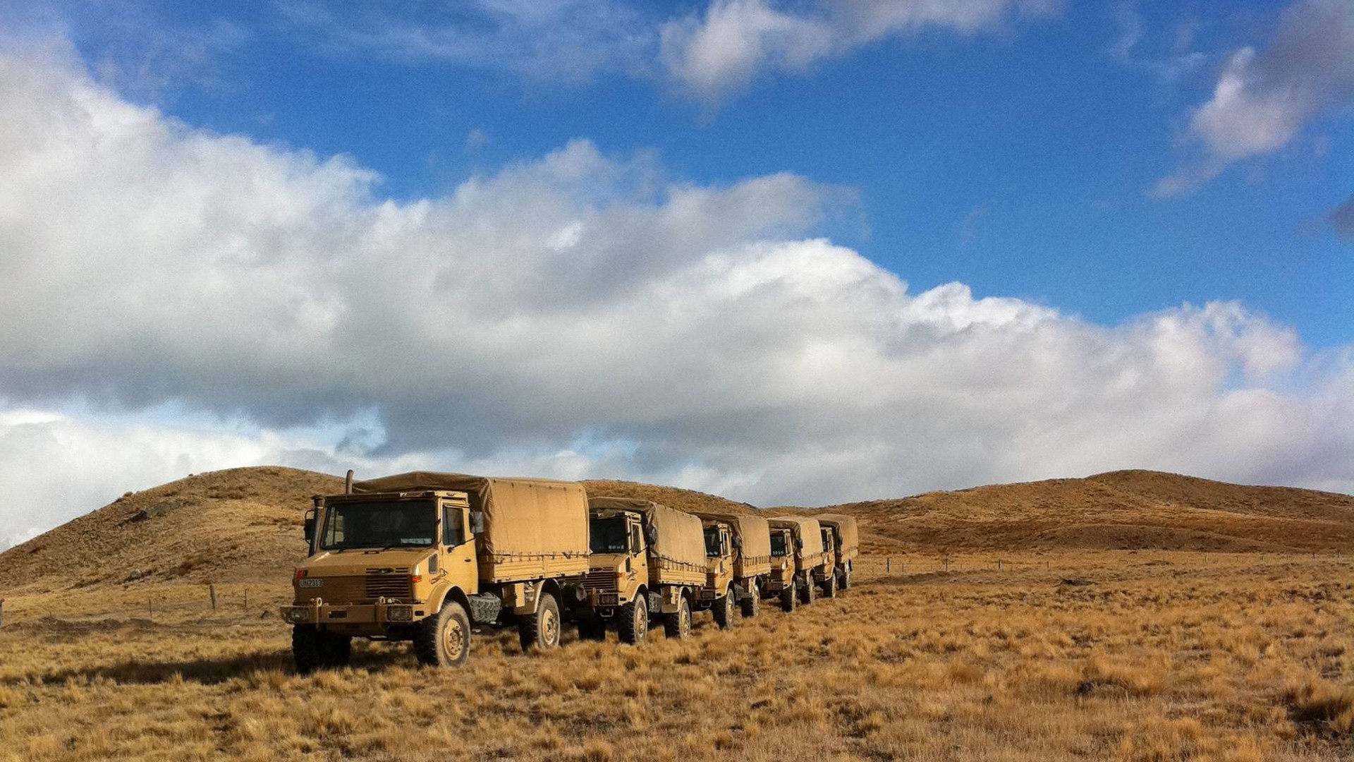 General 1920x1080 military New Zealand vehicle sky military vehicle truck landscape New Zealand Army army transport