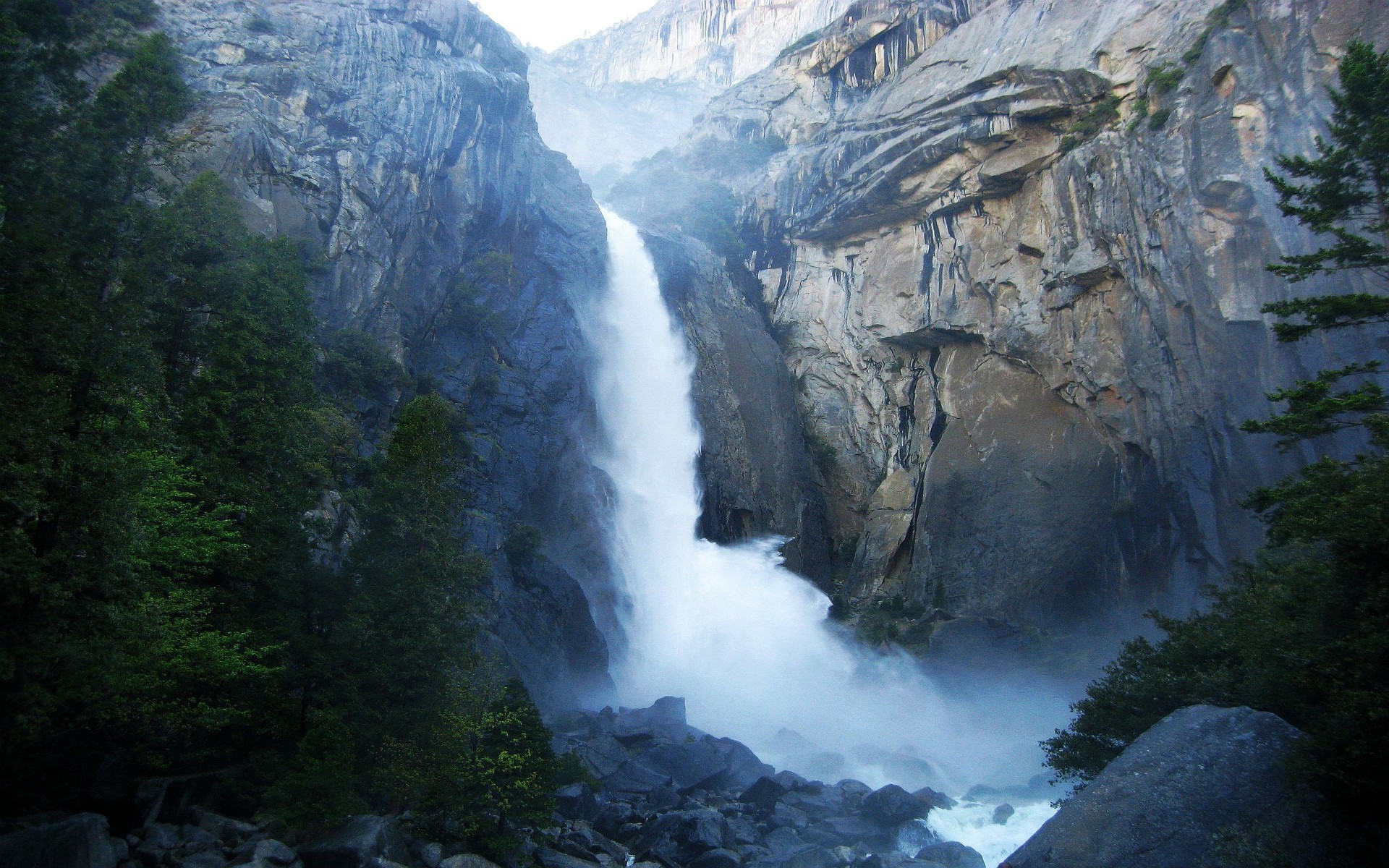 General 1920x1200 waterfall mountains nature Yosemite National Park USA California