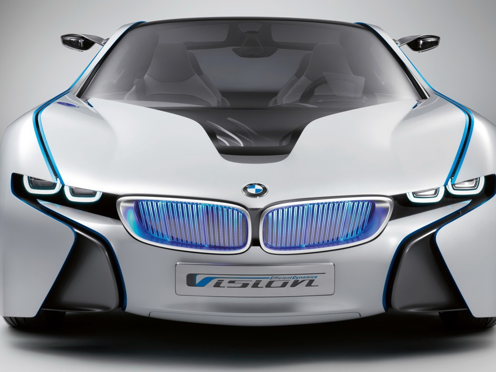 General 1600x1200 BMW digital art concept art vehicle concept cars silver cars hybrid (car) BMW Vision EfficientDynamics