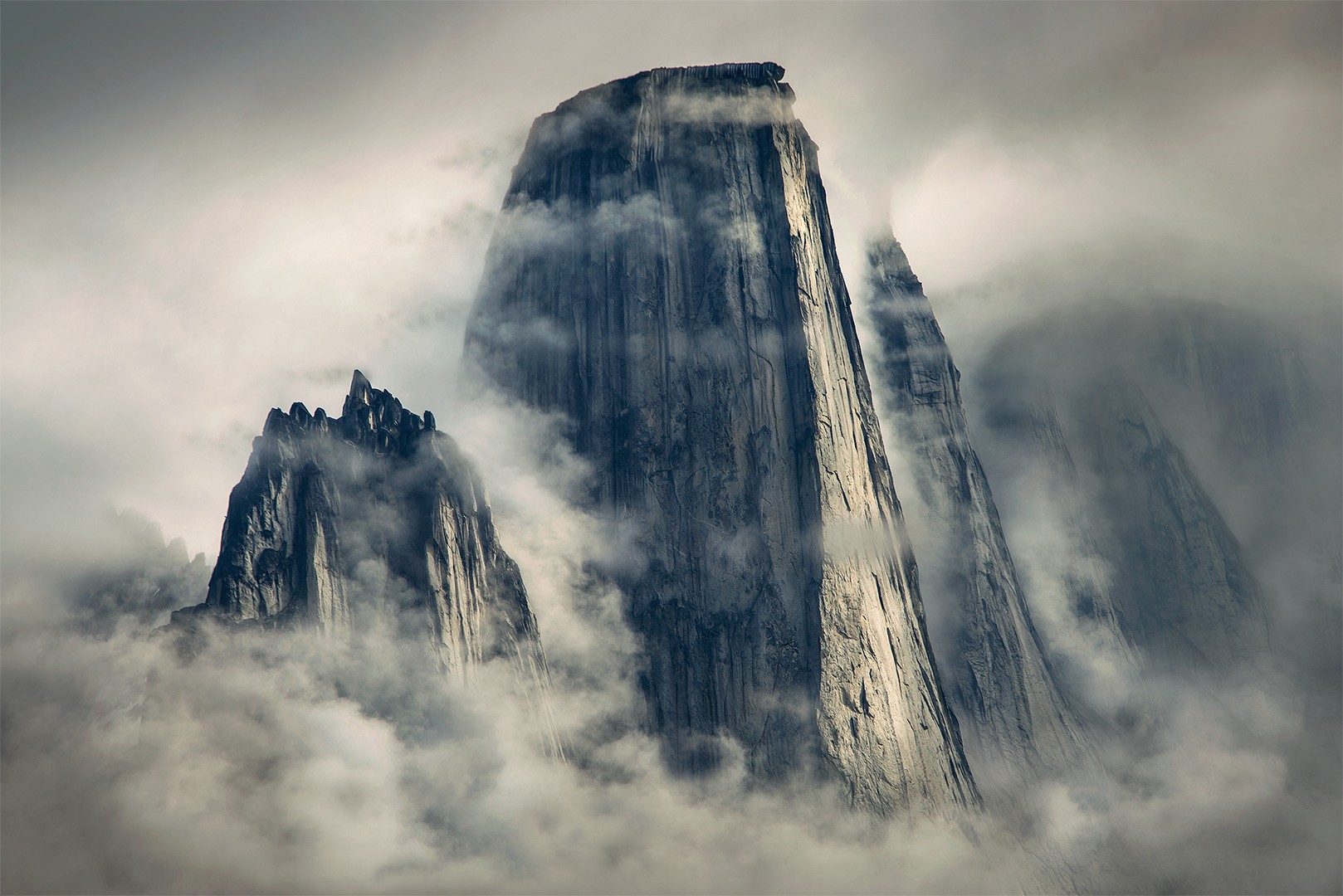 General 1618x1080 mountains mist cliff landscape Max Rive Greenland