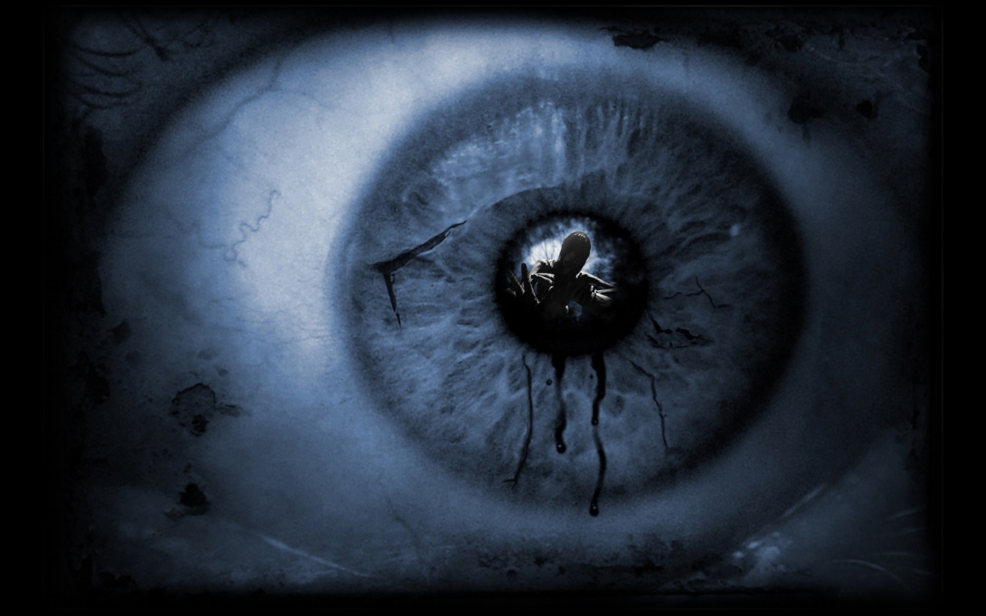 General 1920x1200 eyes digital art horror artwork dark
