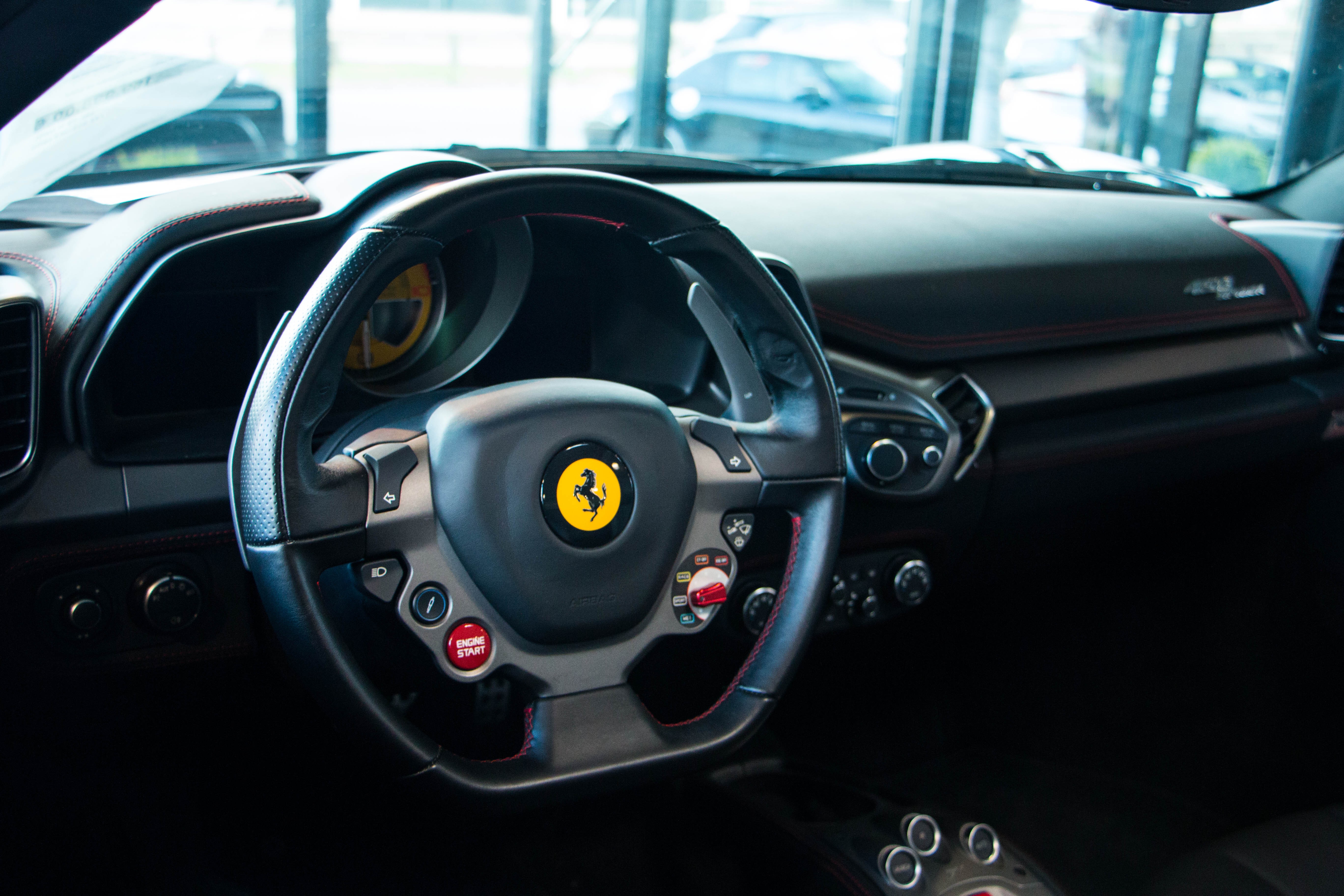 General 5472x3648 car Ferrari car interior Ferrari 458 vehicle steering wheel italian cars Stellantis