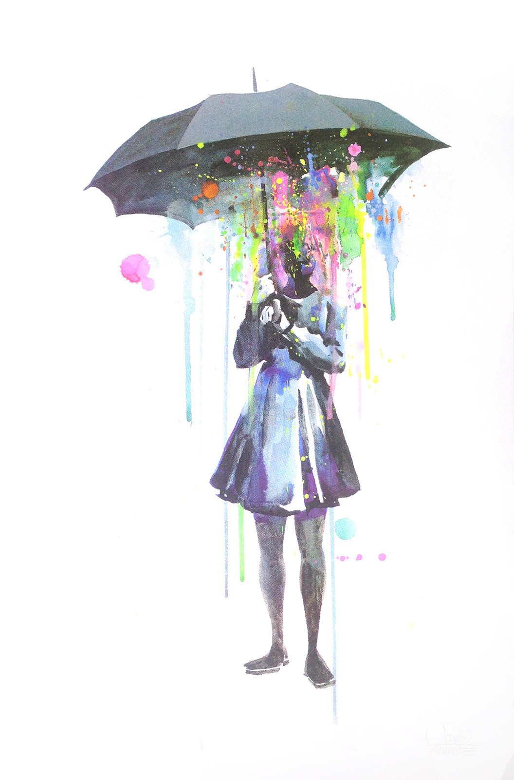 General 1056x1600 lora zombie colorful painting oil painting watercolor umbrella artwork white background simple background