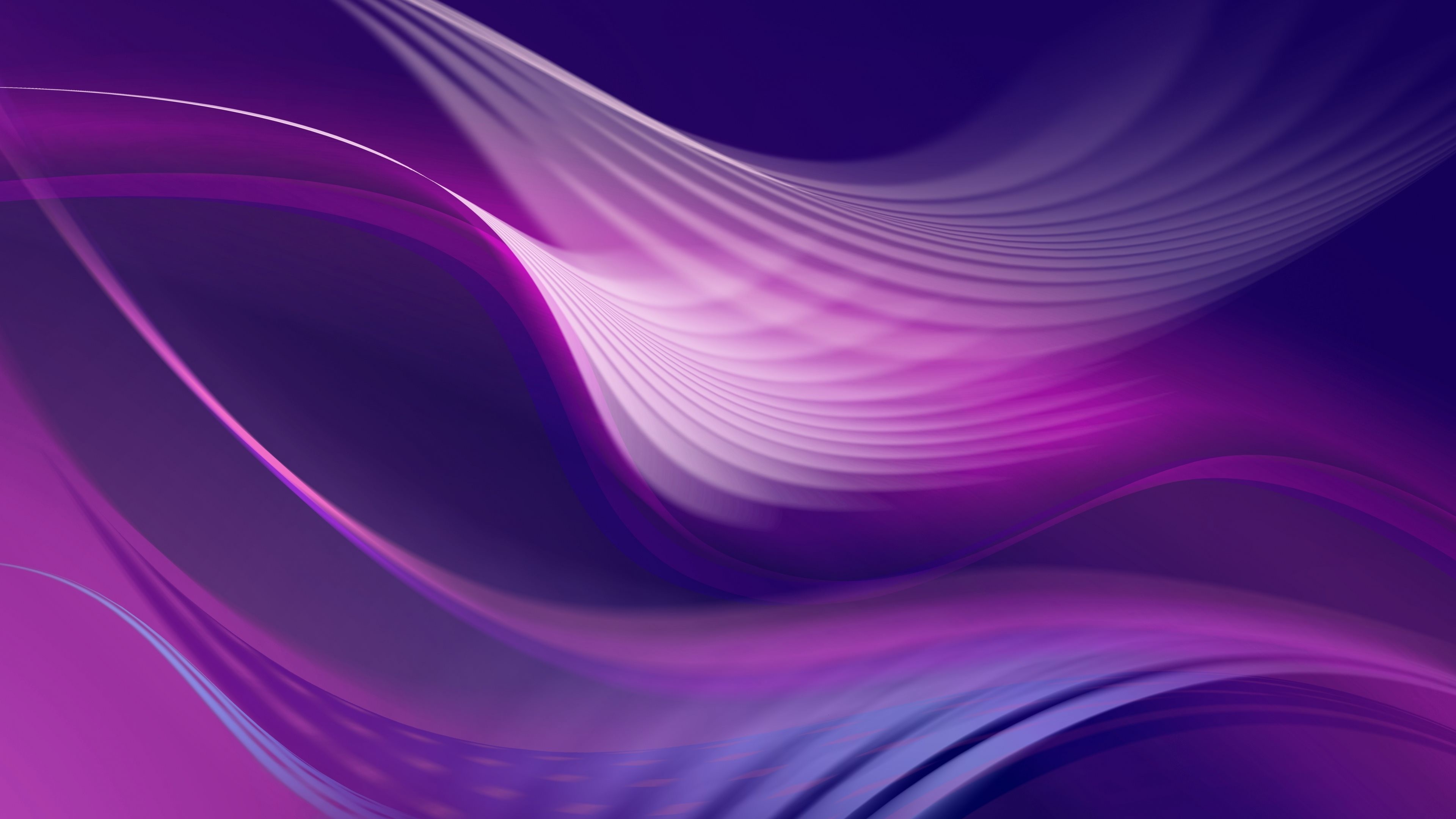 General 3840x2160 abstract shapes digital art purple