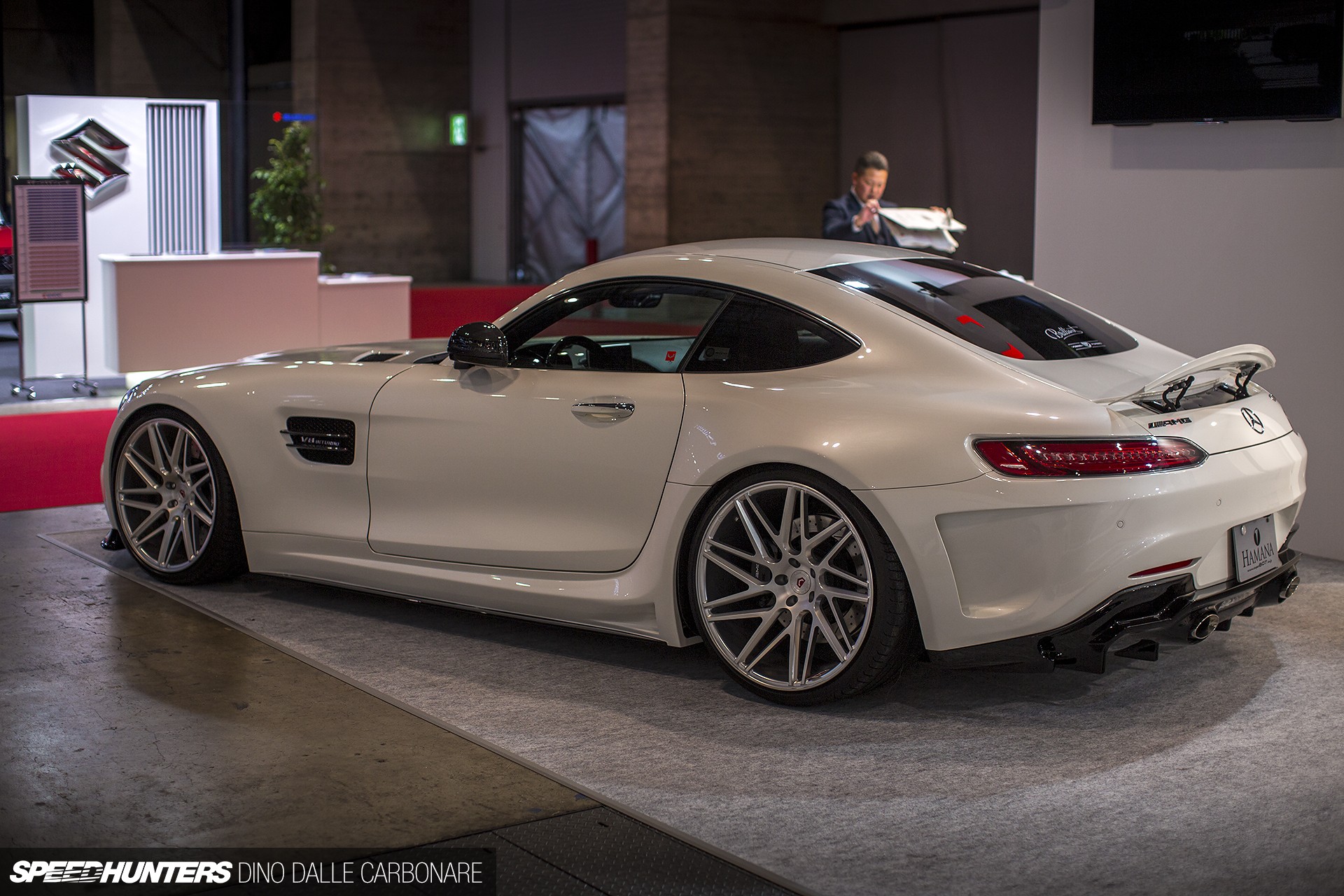 General 1920x1280 car Speedhunters car show modified Mercedes-Benz Vossen Mercedes-AMG GT watermarked white cars vehicle
