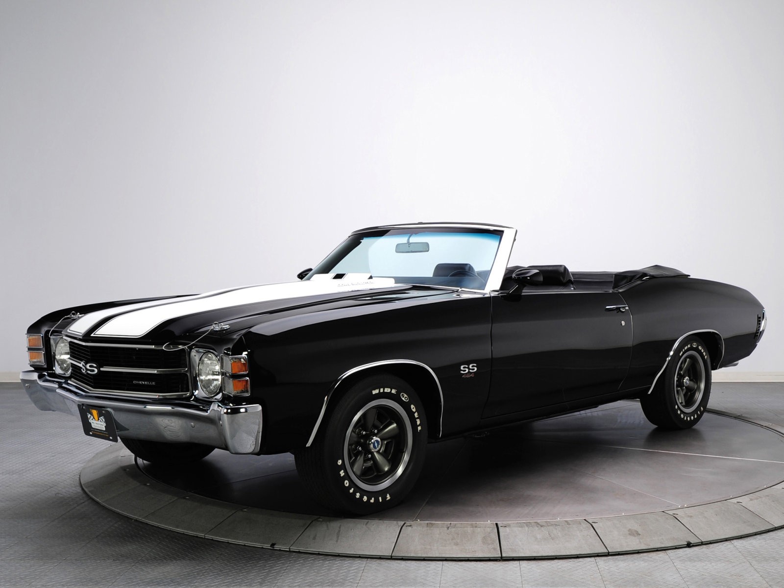 General 1600x1200 Chevrolet Chevelle car Chevrolet vehicle black cars racing stripes convertible muscle cars American cars