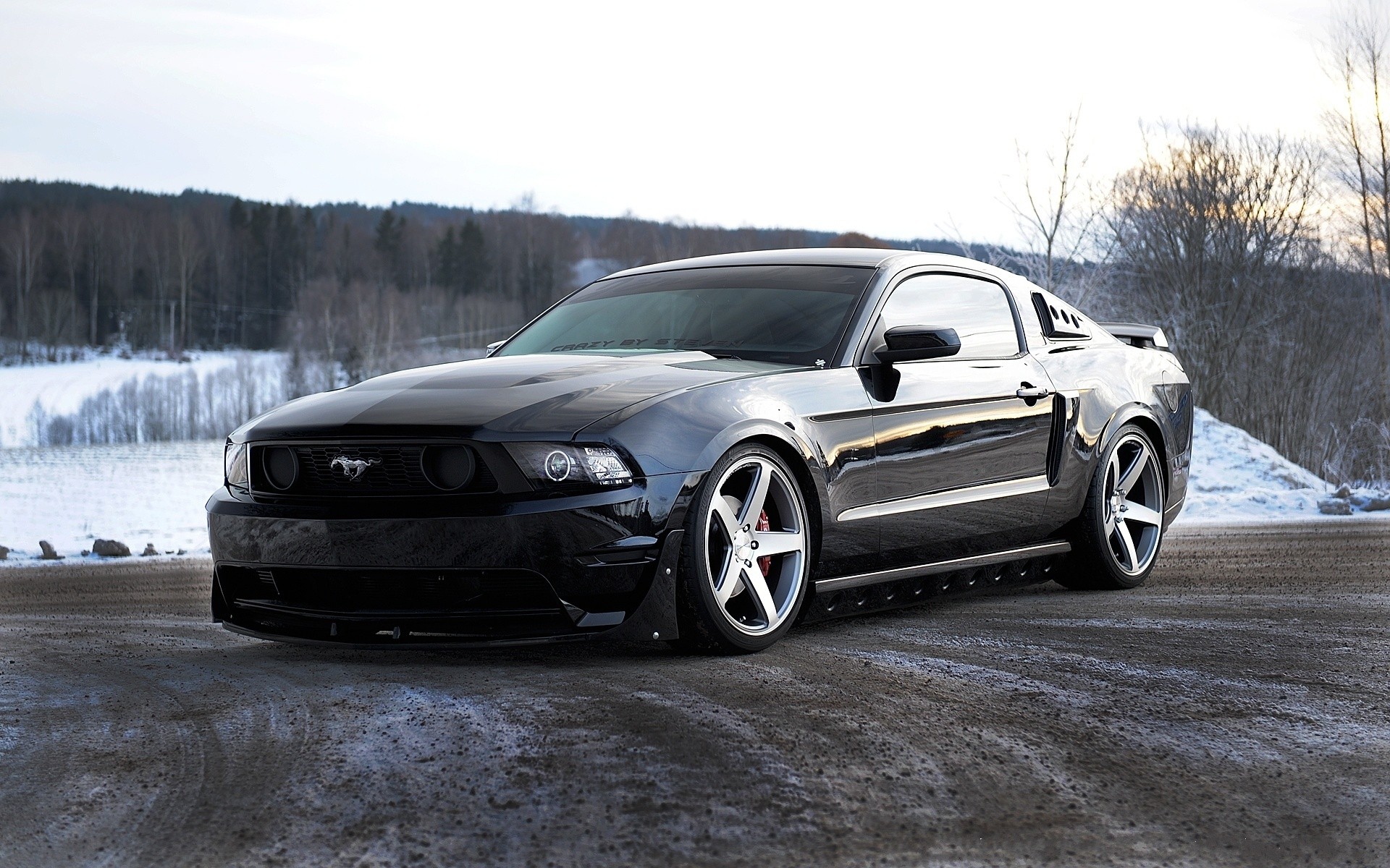 General 1920x1200 car vehicle Ford black cars Ford Mustang muscle cars American cars