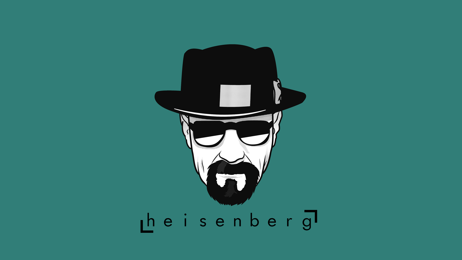 General 1920x1080 Breaking Bad sunglasses hat TV series beard Heisenberg green green background