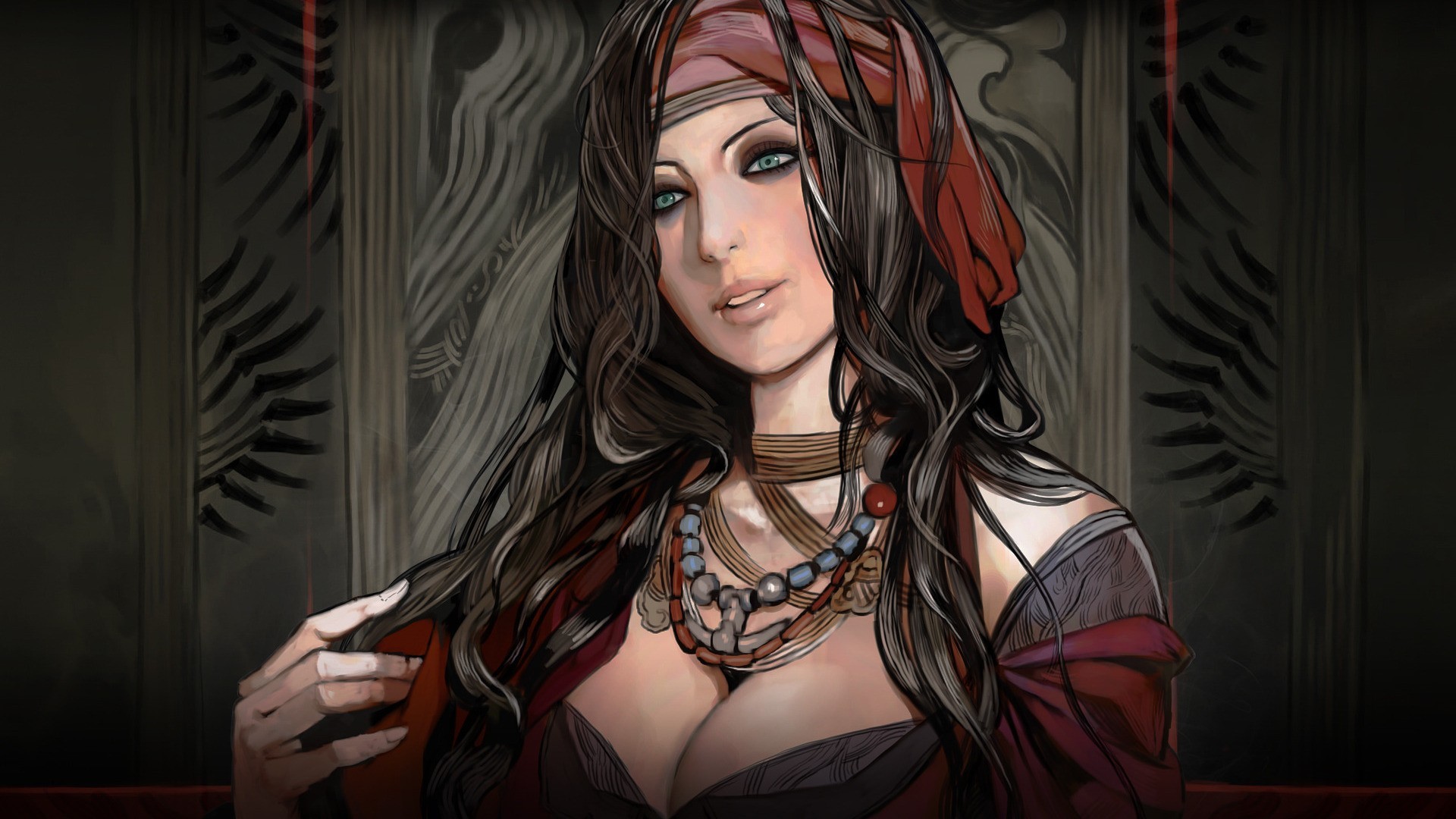 General 1920x1080 Castlevania: Order Of Ecclesia Castlevania video game girls dark hair fantasy girl video games