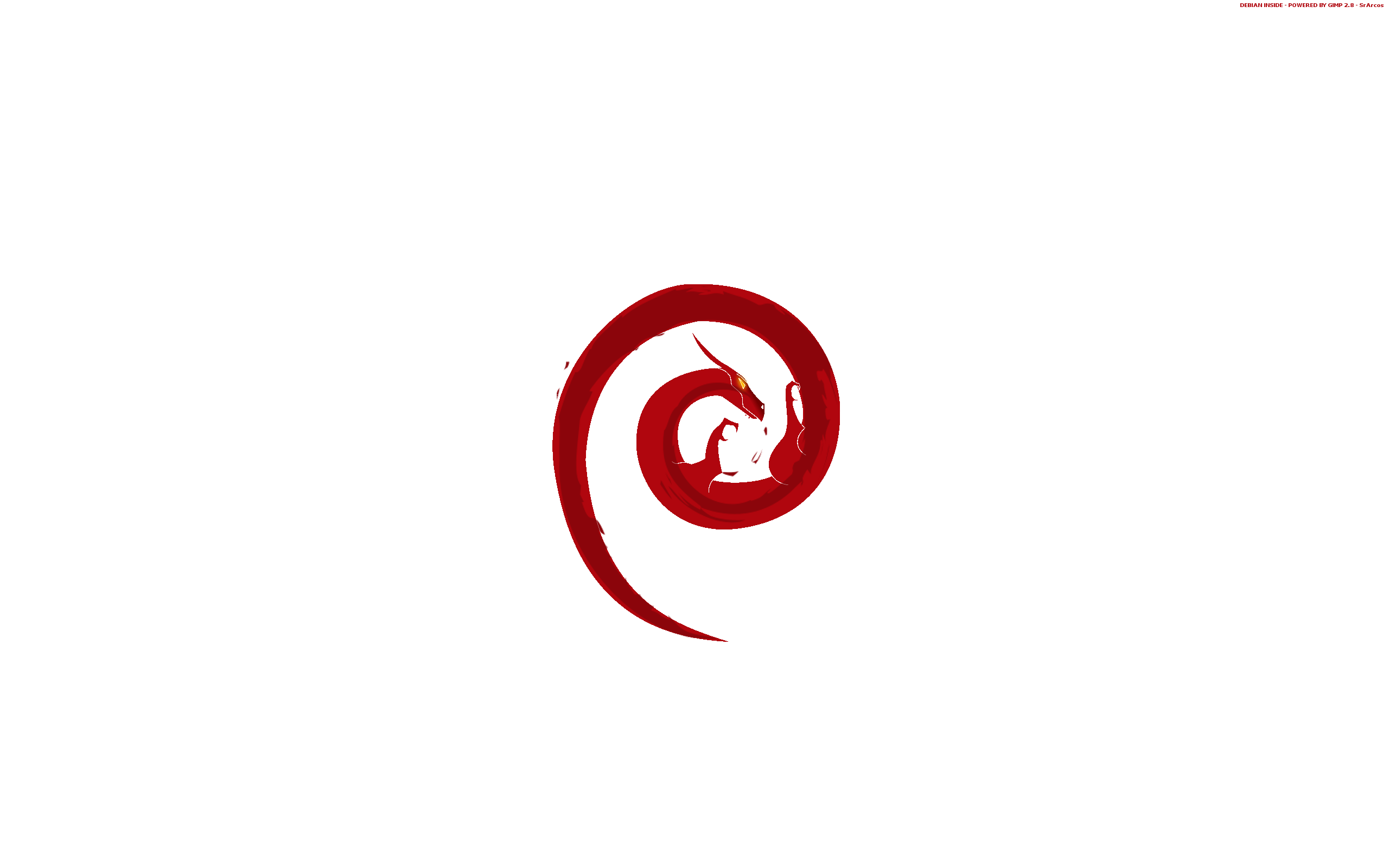 General 2560x1600 simple background dragon minimalism Debian