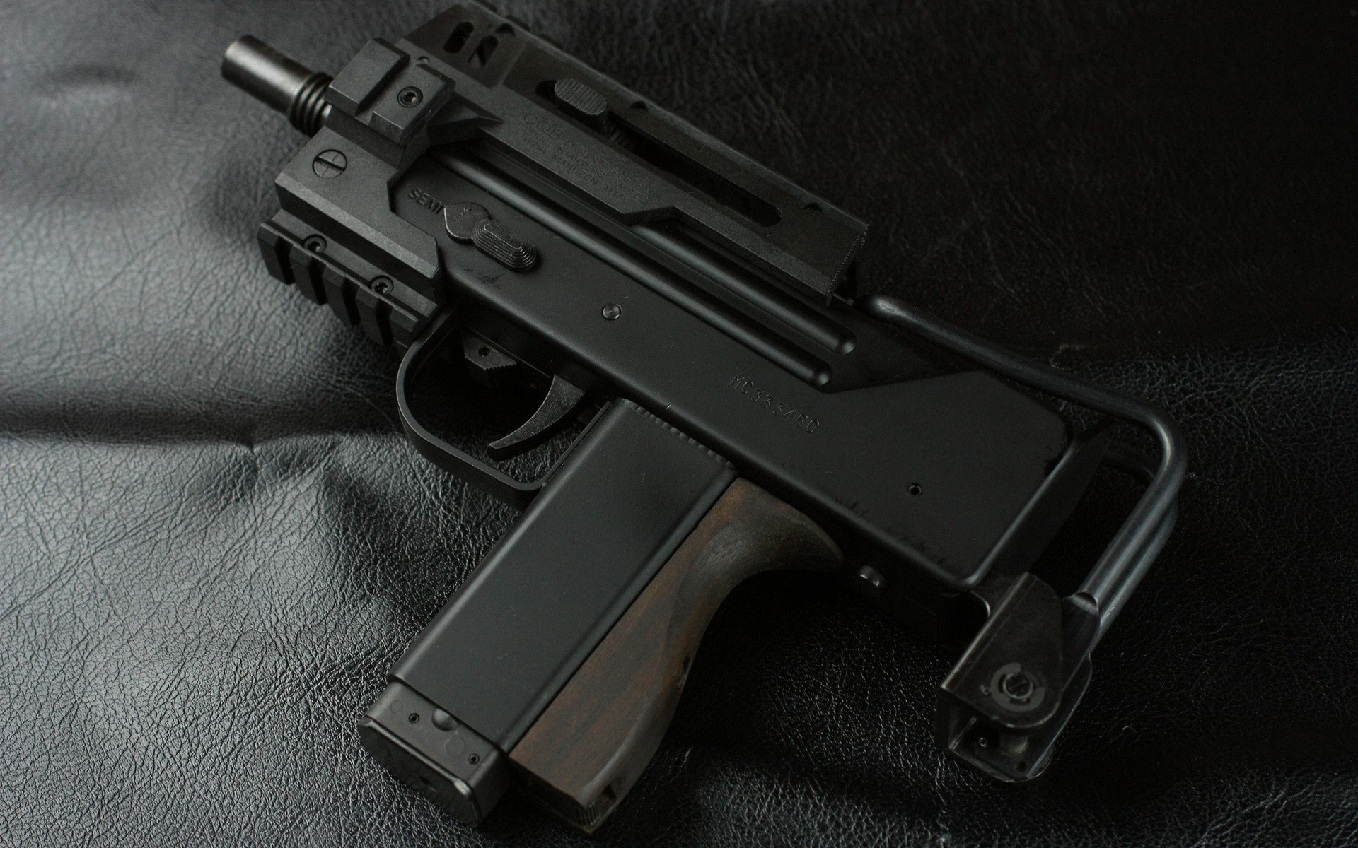 General 1920x1200 weapon gun black background MAC-10 submachine gun American firearms