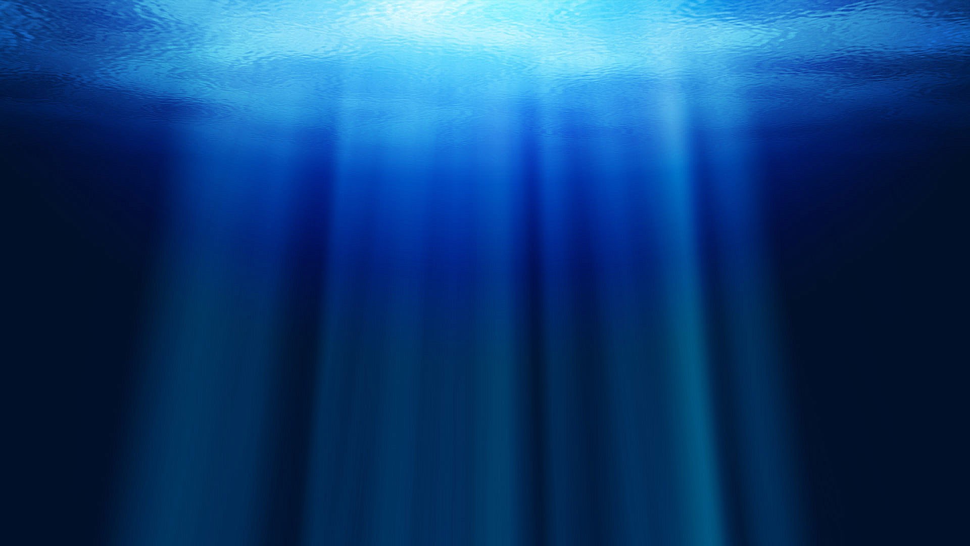 General 1920x1080 abstract reflection lights underwater blue background sun rays