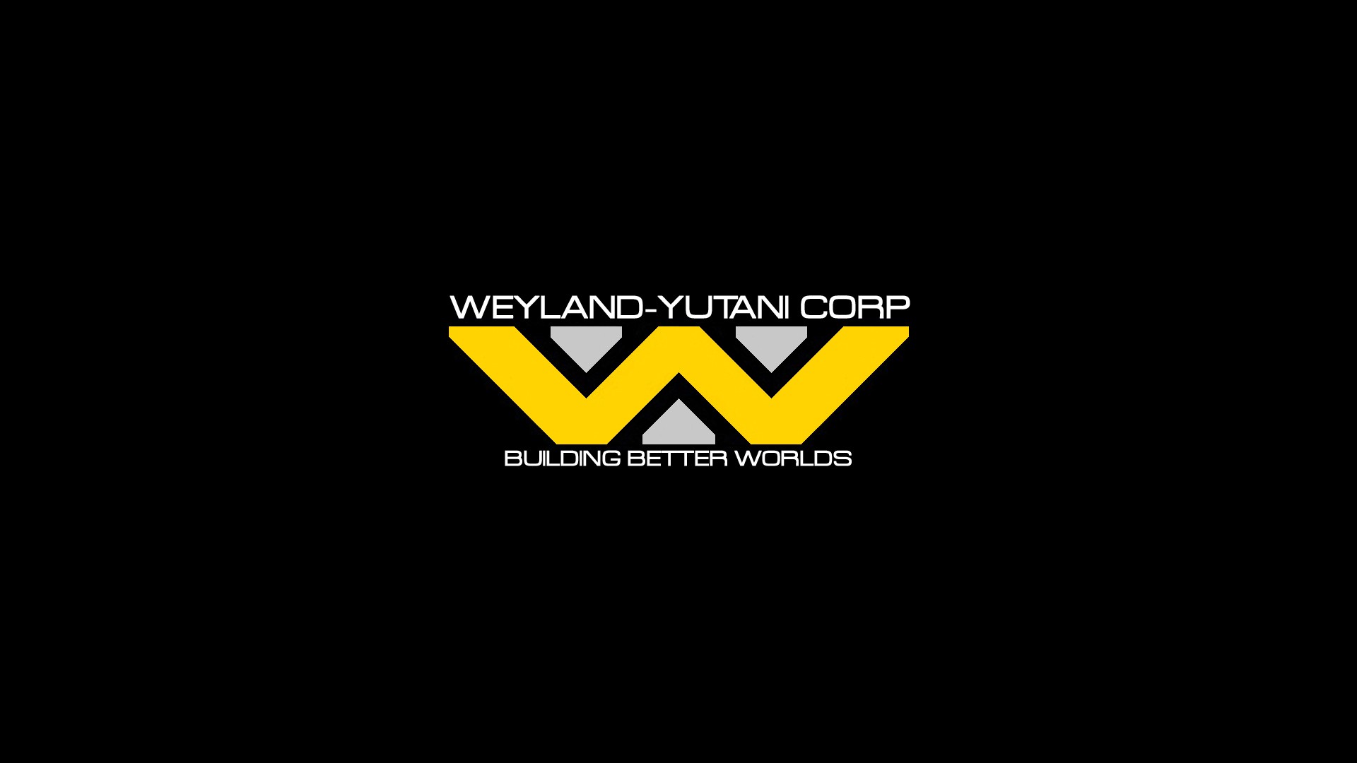 General 1920x1080 Weyland-Yutani Corporation black background logo typography minimalism Aliens (movie) movies science fiction