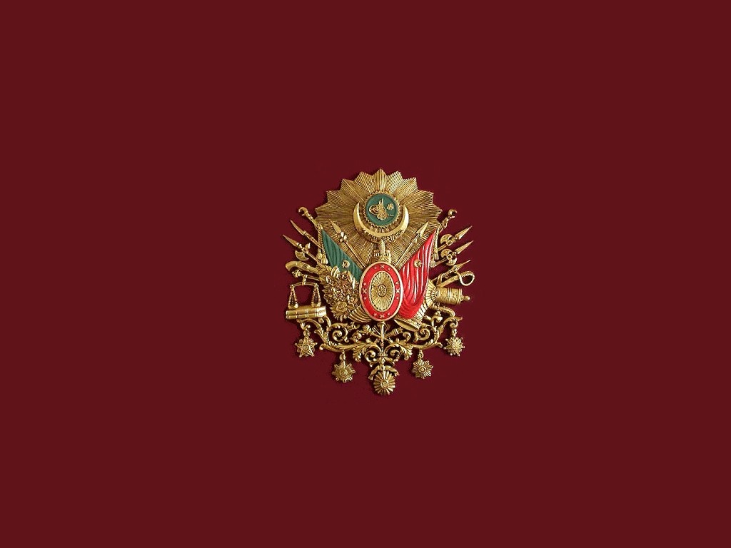 General 1024x768 Ottoman Empire Turkish Turkey flag Bozkurt red background simple background minimalism