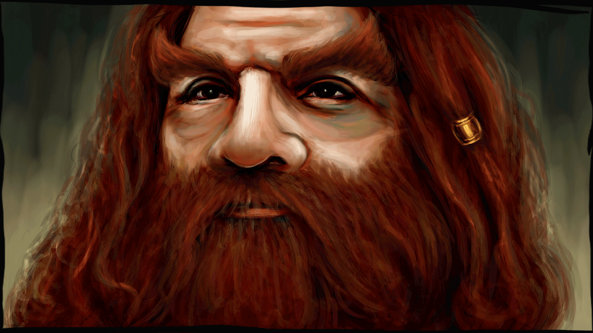 General 1920x1080 fantasy art dwarf men beard