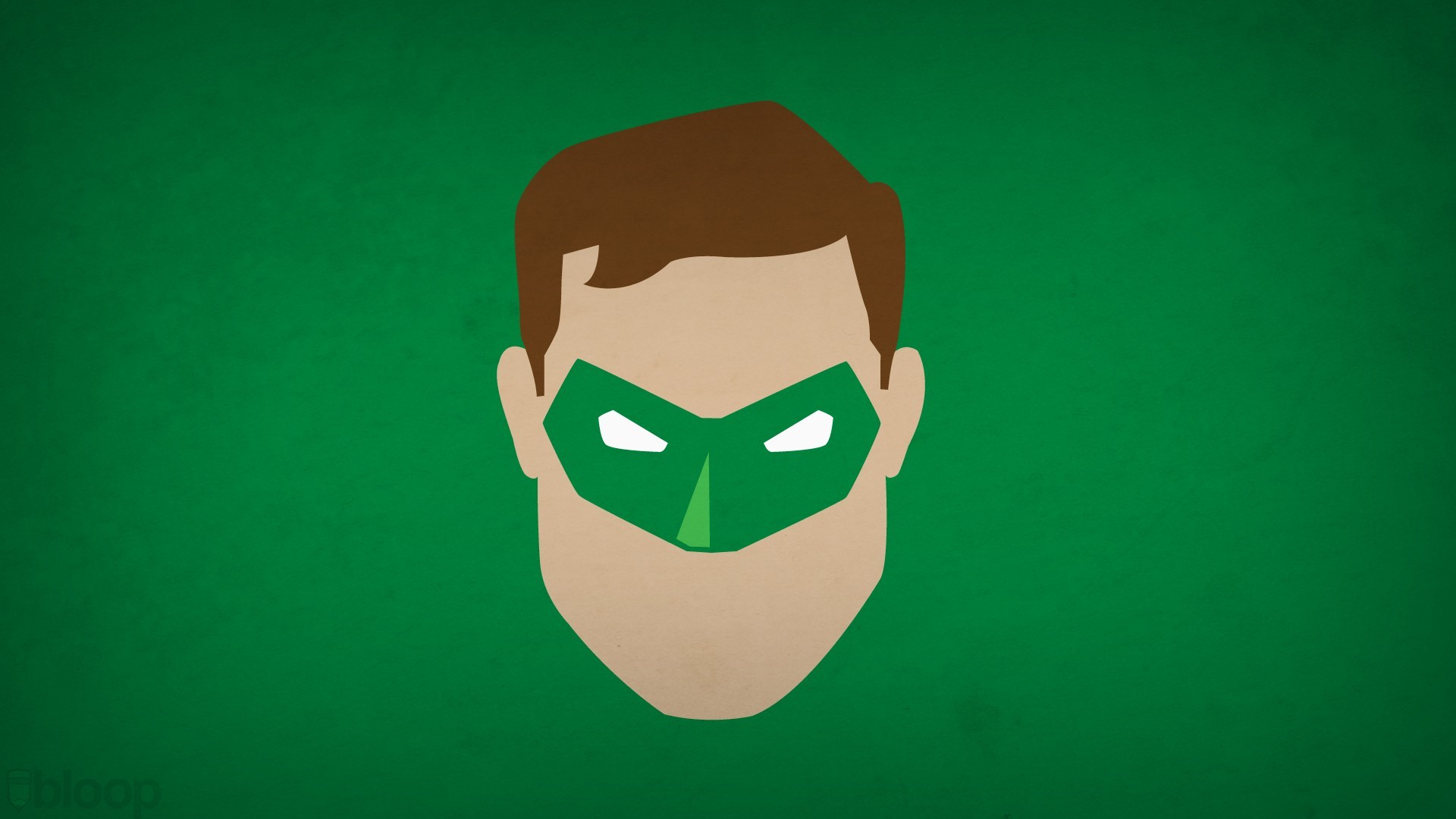 General 1920x1080 Blo0p green mask green background artwork superhero DC Comics