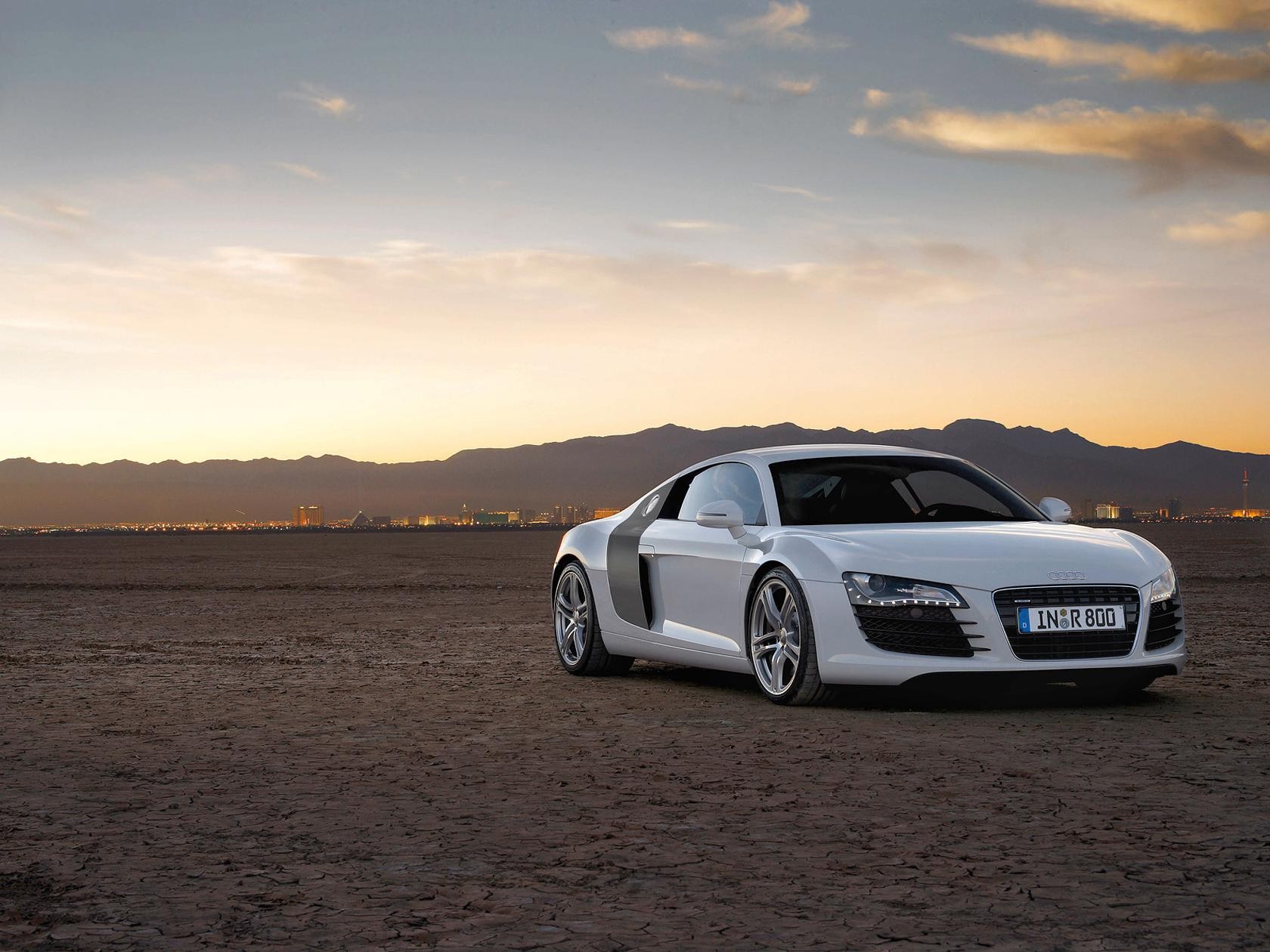 General 1680x1260 car frontal view Audi R8 Audi white cars numbers vehicle