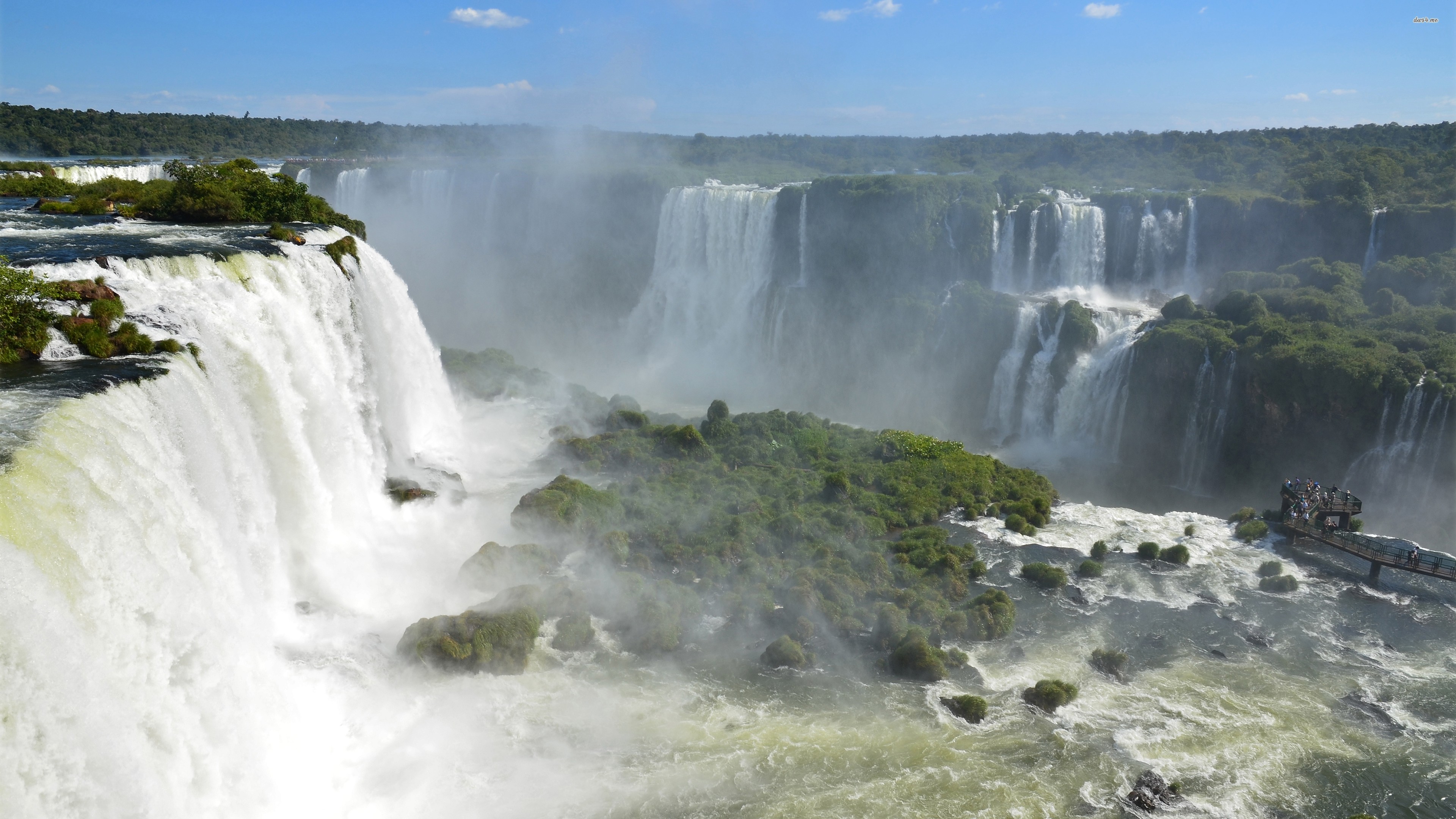 General 3840x2160 Iguazu Falls waterfall landscape nature river Argentina