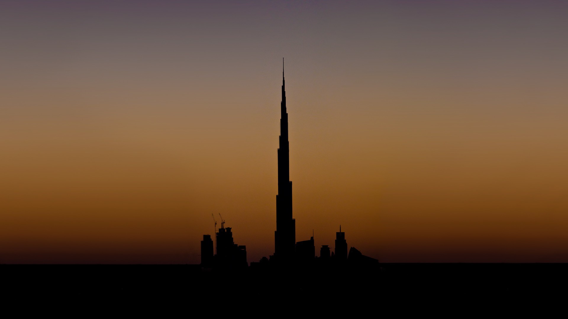 General 1920x1080 Dubai night skyscraper Middle East landmark Asian