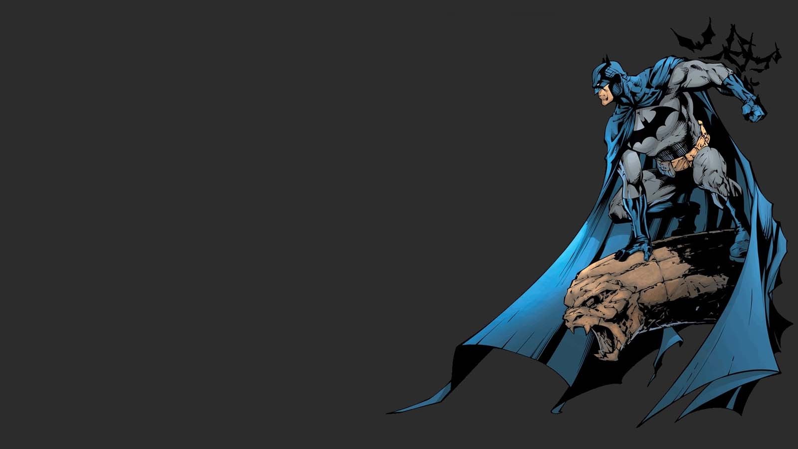 General 1600x900 DC Comics Batman comic art comics simple background muscular cape