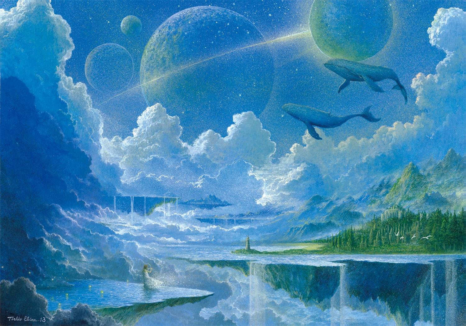 General 1500x1049 fantasy art floating island waterfall whale planet clouds